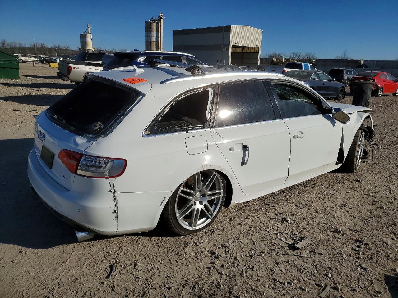 2011 Audi A4 Prestige White vin: WAU4FAFL4BA100443