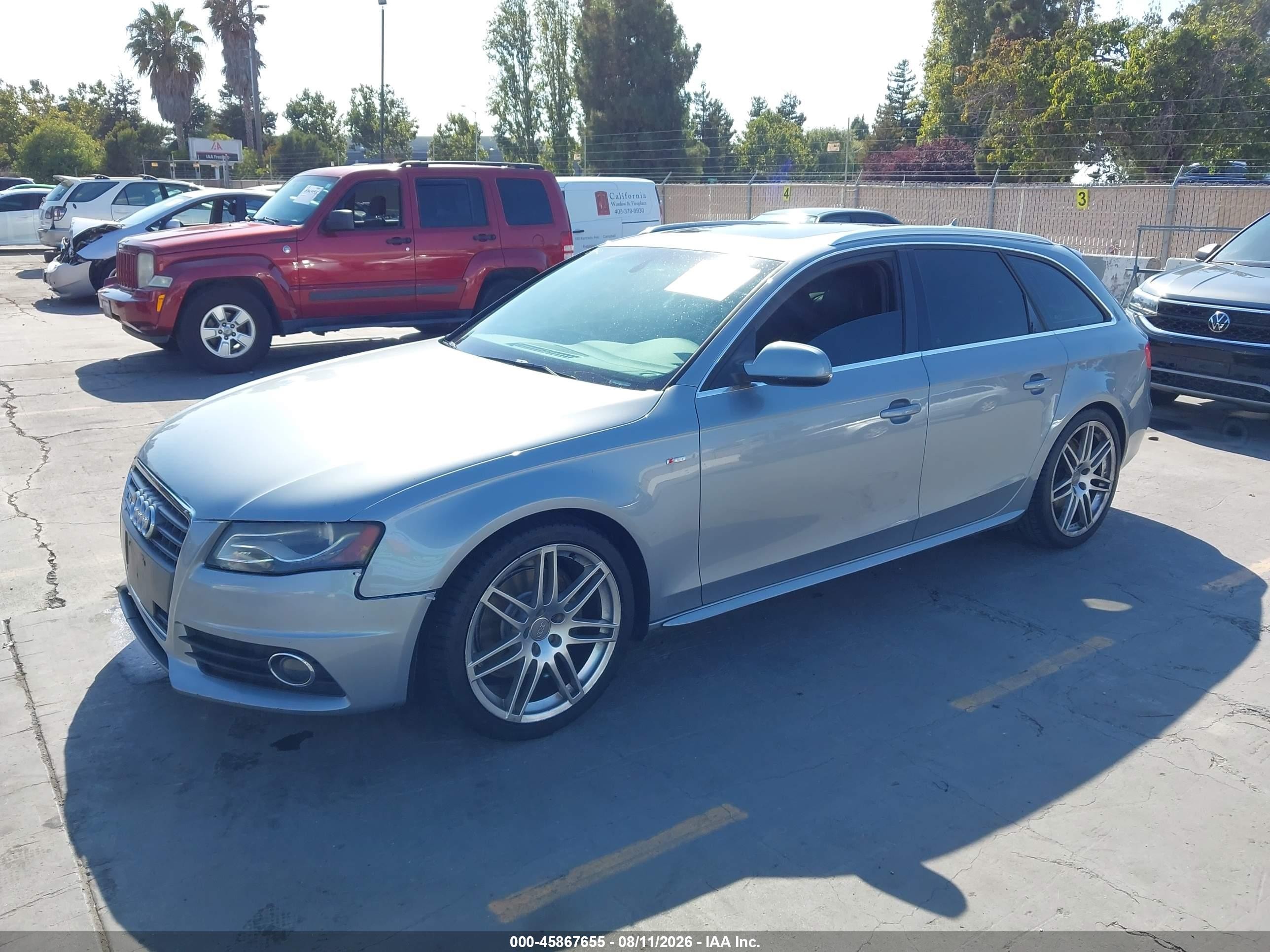 2010 Audi A4 2.0t Premium Gray vin: WAU4FAFL9AA037760