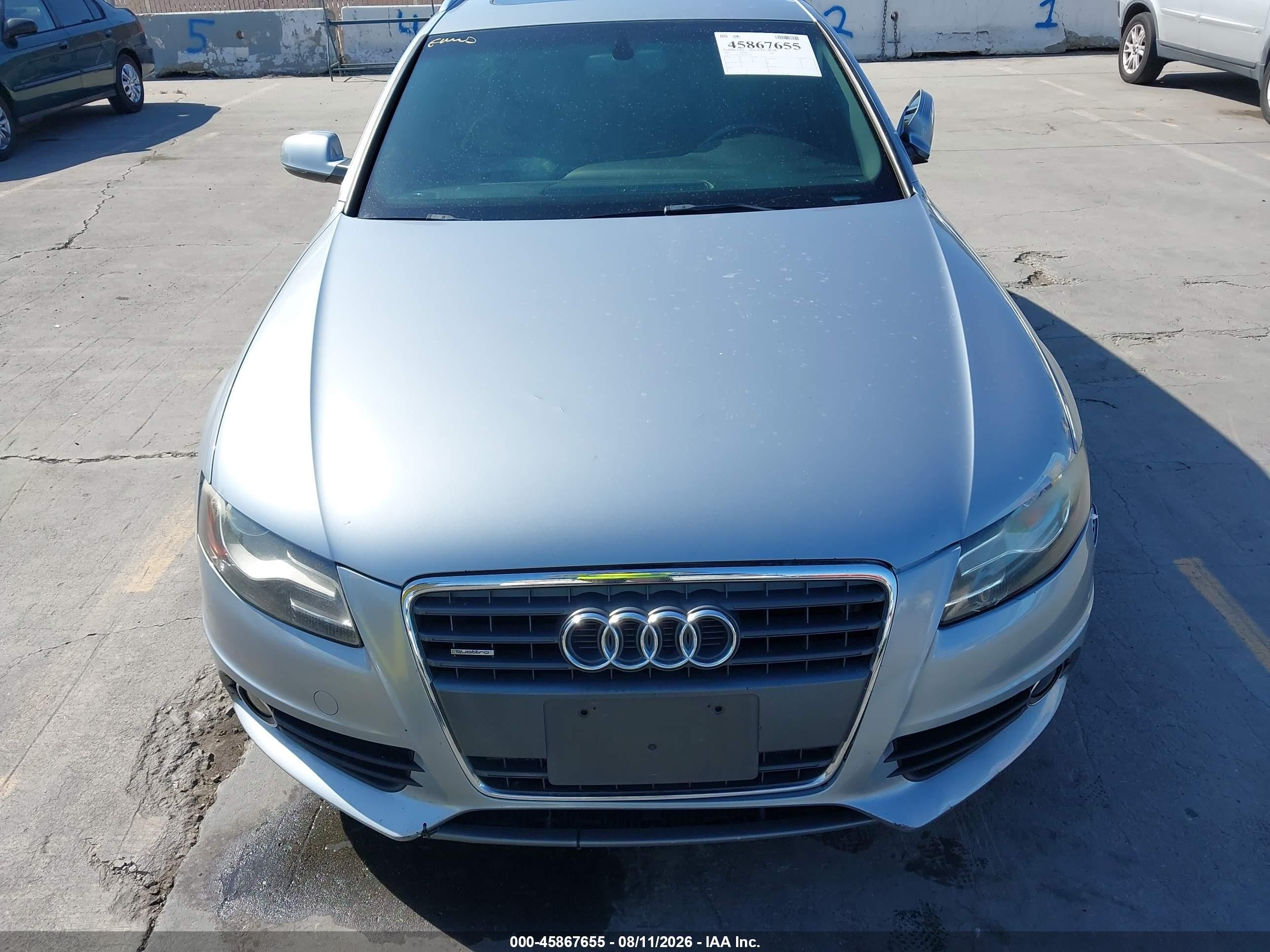 2010 Audi A4 2.0t Premium Gray vin: WAU4FAFL9AA037760
