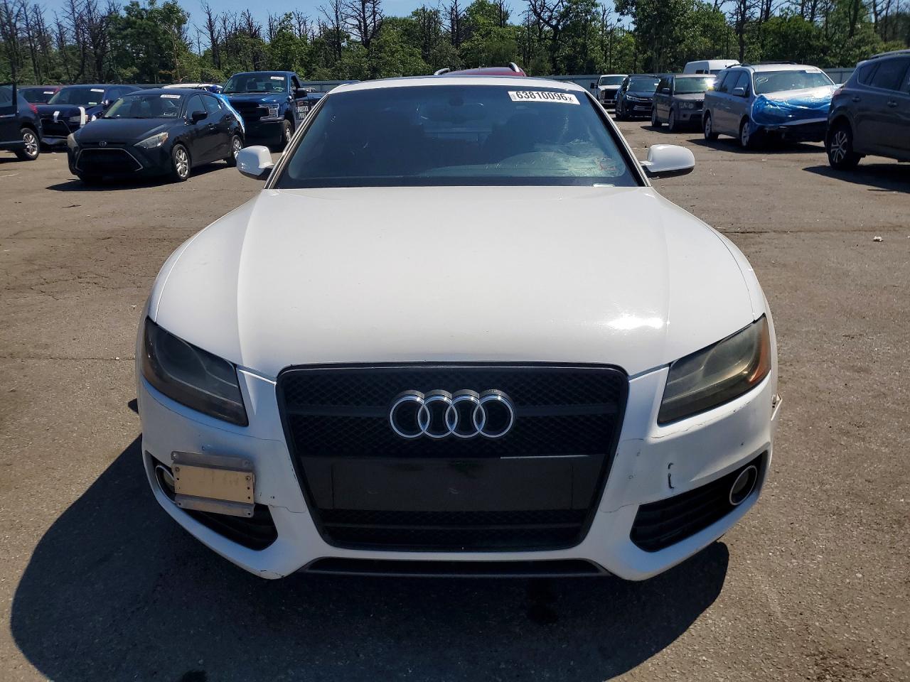 2010 Audi A5 Prestige White vin: WAU4FAFR5AA050462