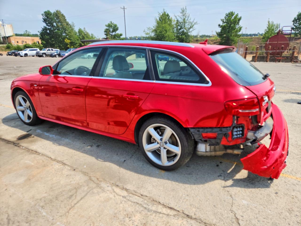 2012 Audi A4 Prestige Red vin: WAU4FBFL3CA082685