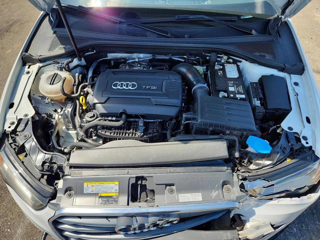 2015 Audi A3 Premium Plus White vin: WAU5CLFF7F1142257