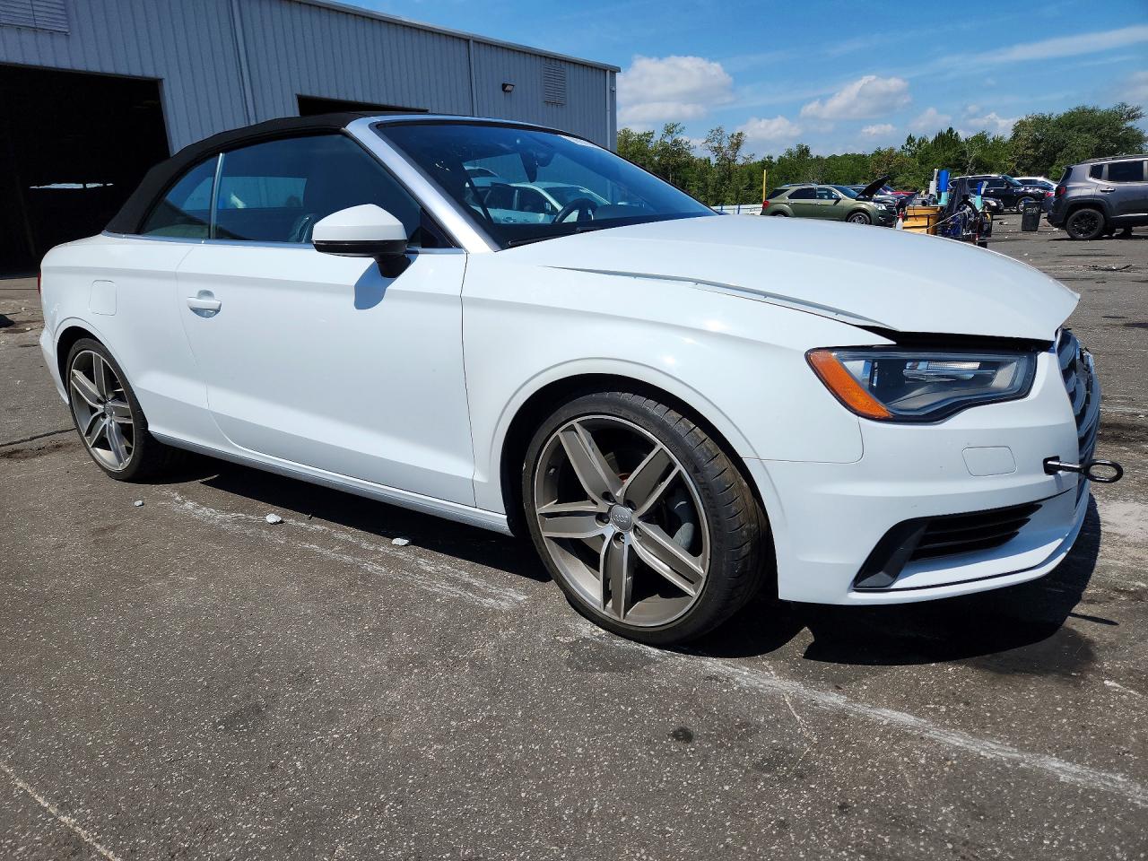 2015 Audi A3 Premium Plus White vin: WAU5CLFF7F1142257