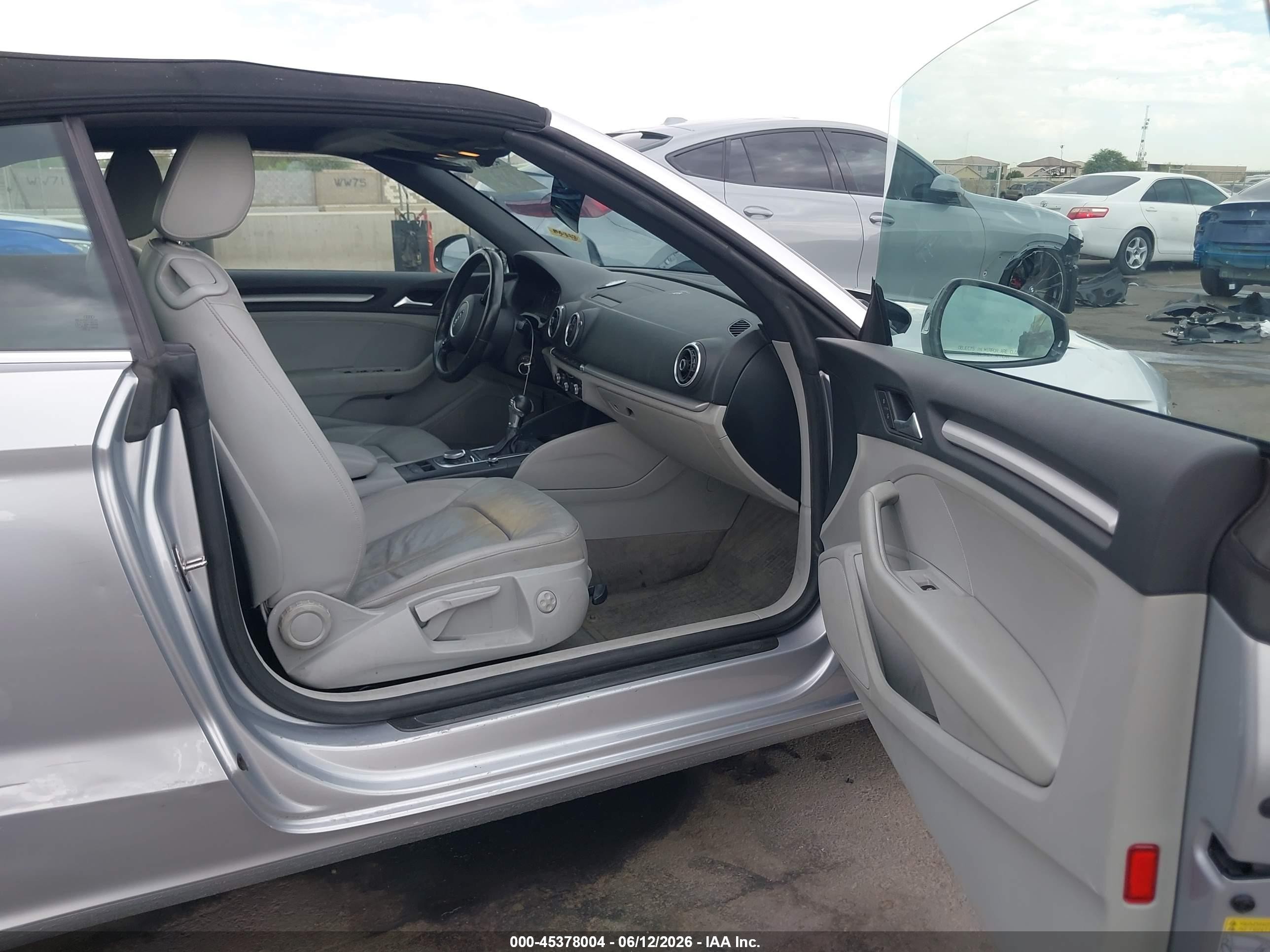 2015 Audi A3 1.8t Premium Silver vin: WAU6CLFFXF1106826