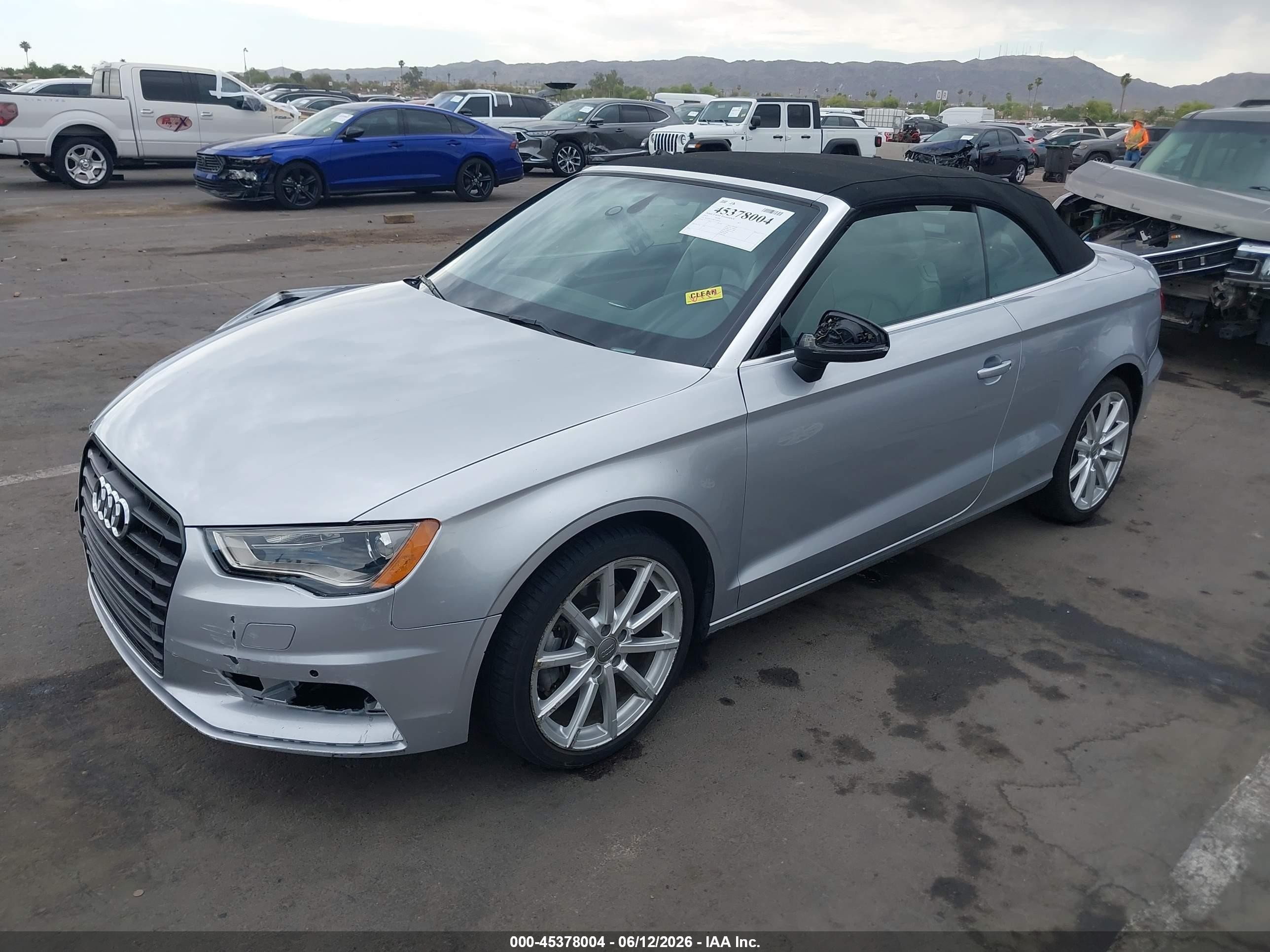 2015 Audi A3 1.8t Premium Silver vin: WAU6CLFFXF1106826