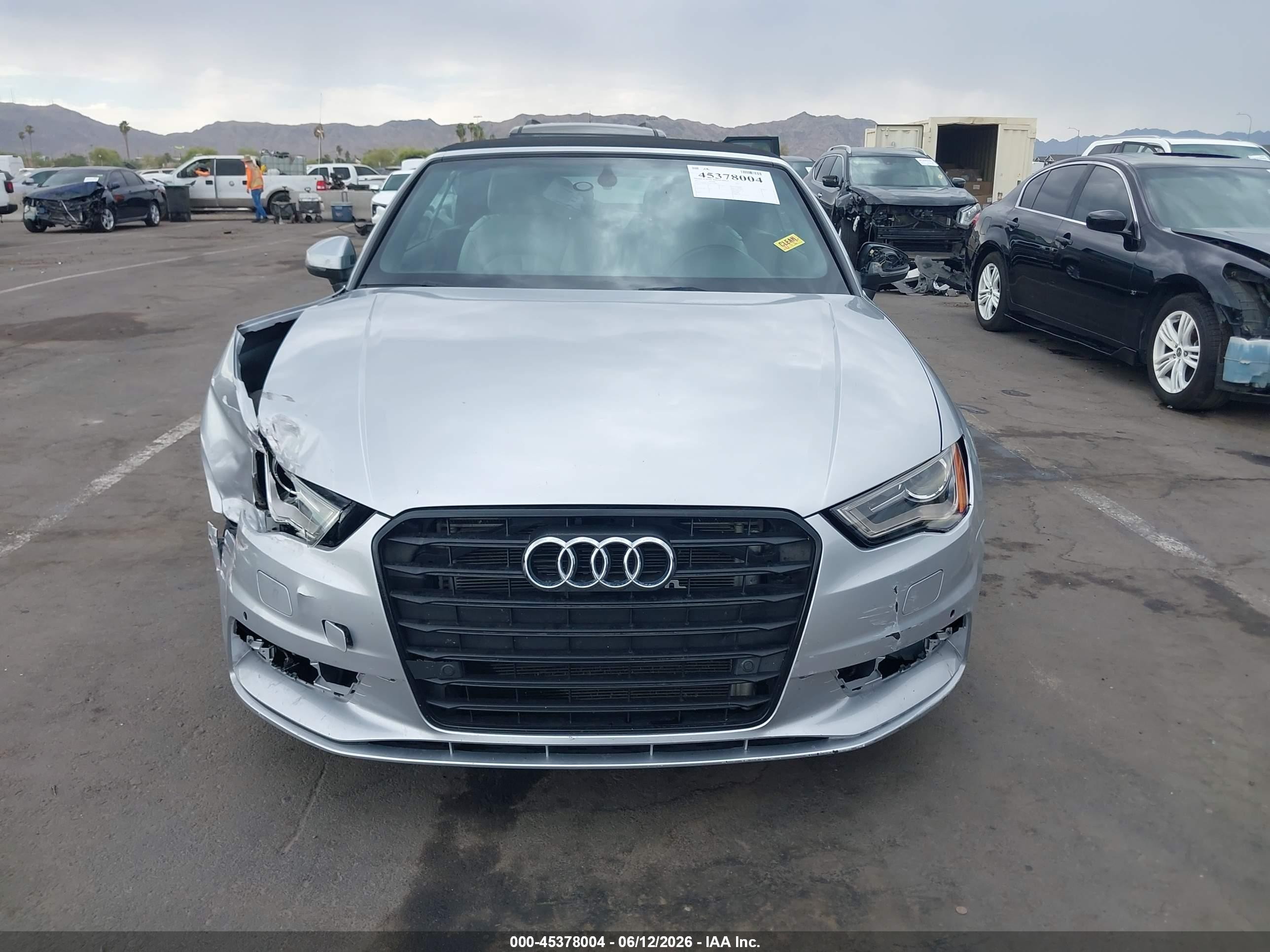 2015 Audi A3 1.8t Premium Silver vin: WAU6CLFFXF1106826