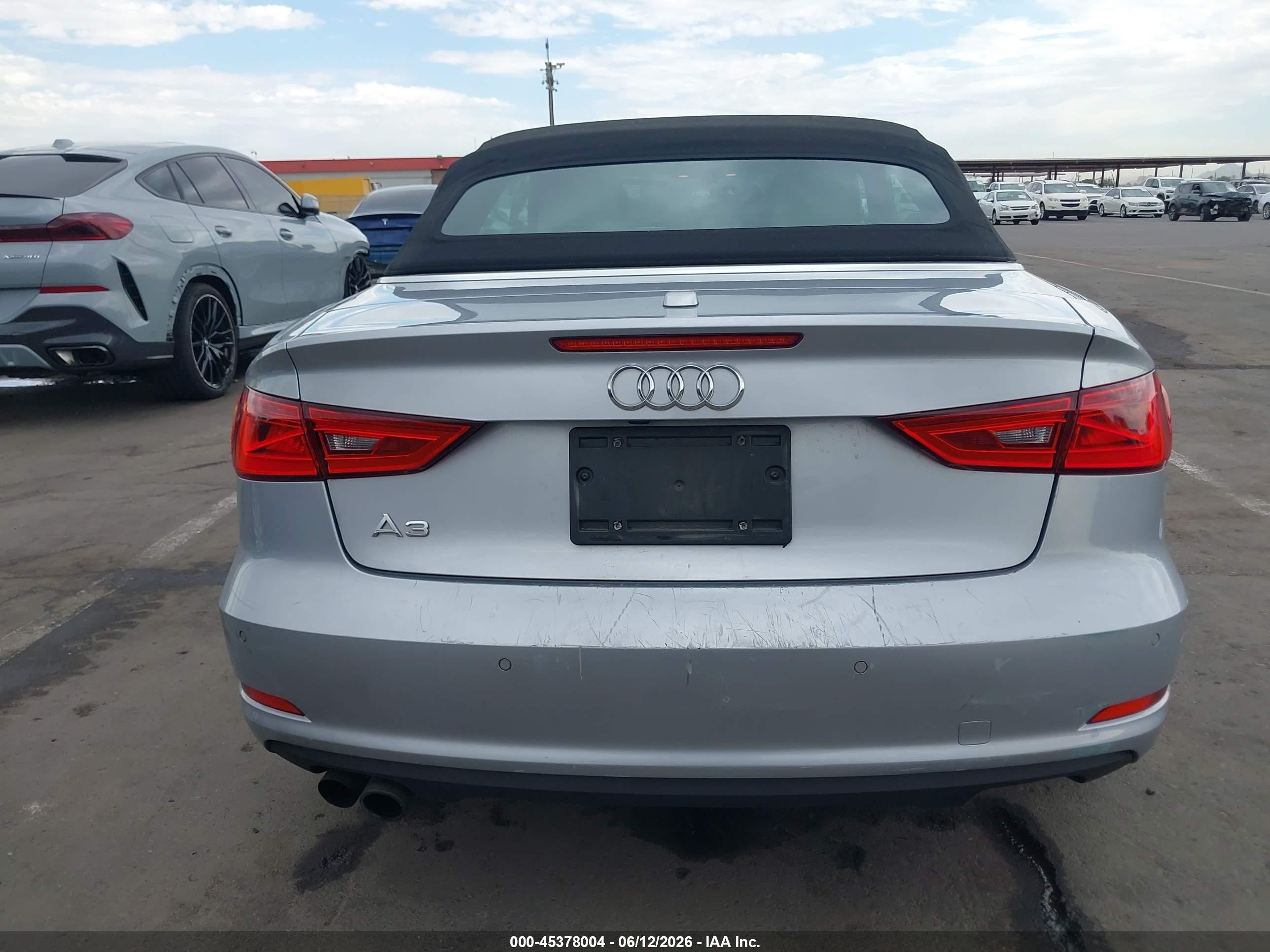 2015 Audi A3 1.8t Premium Silver vin: WAU6CLFFXF1106826