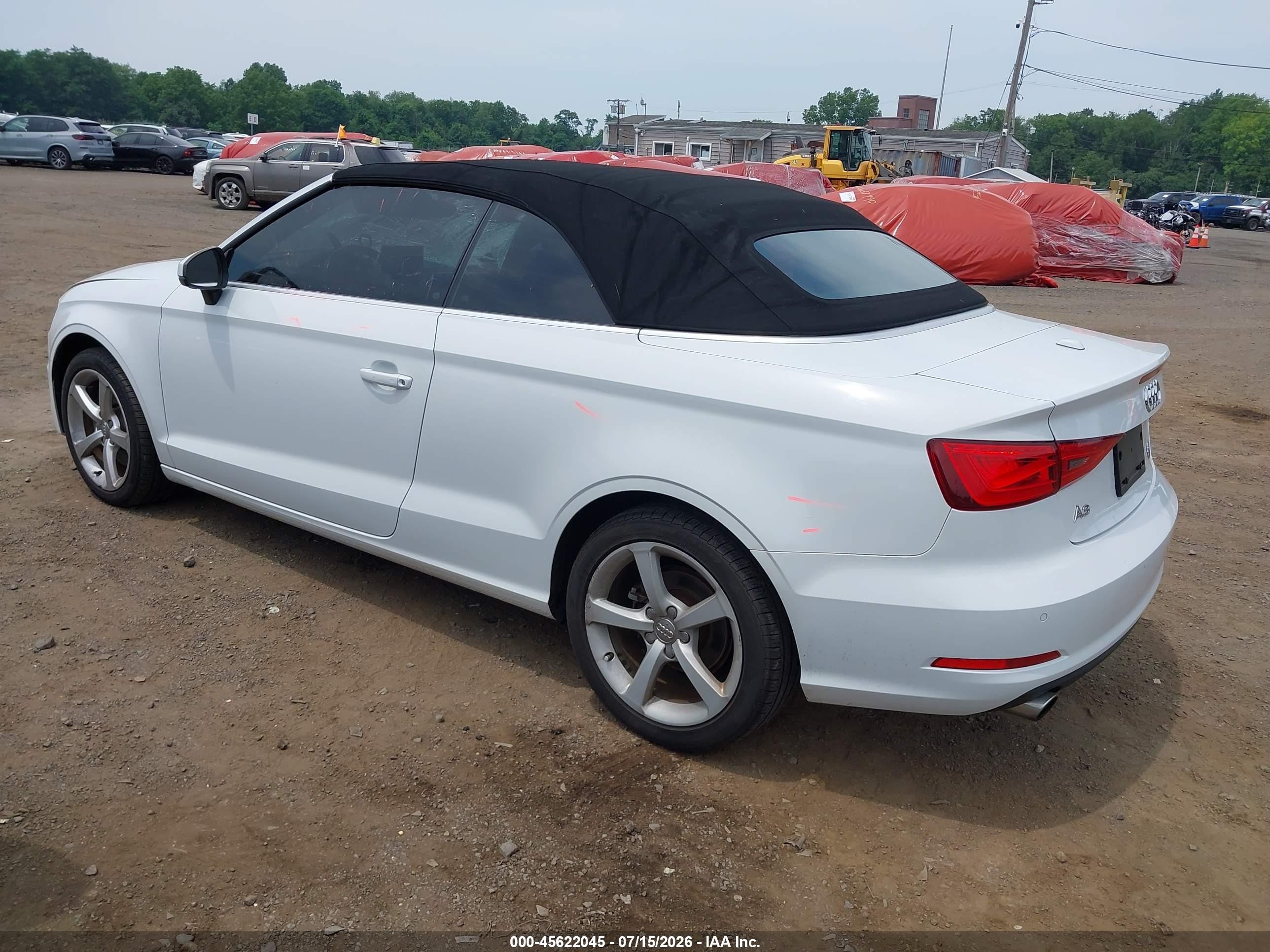 2015 Audi A3 2.0t Premium White vin: WAU7FLFF1F1081357