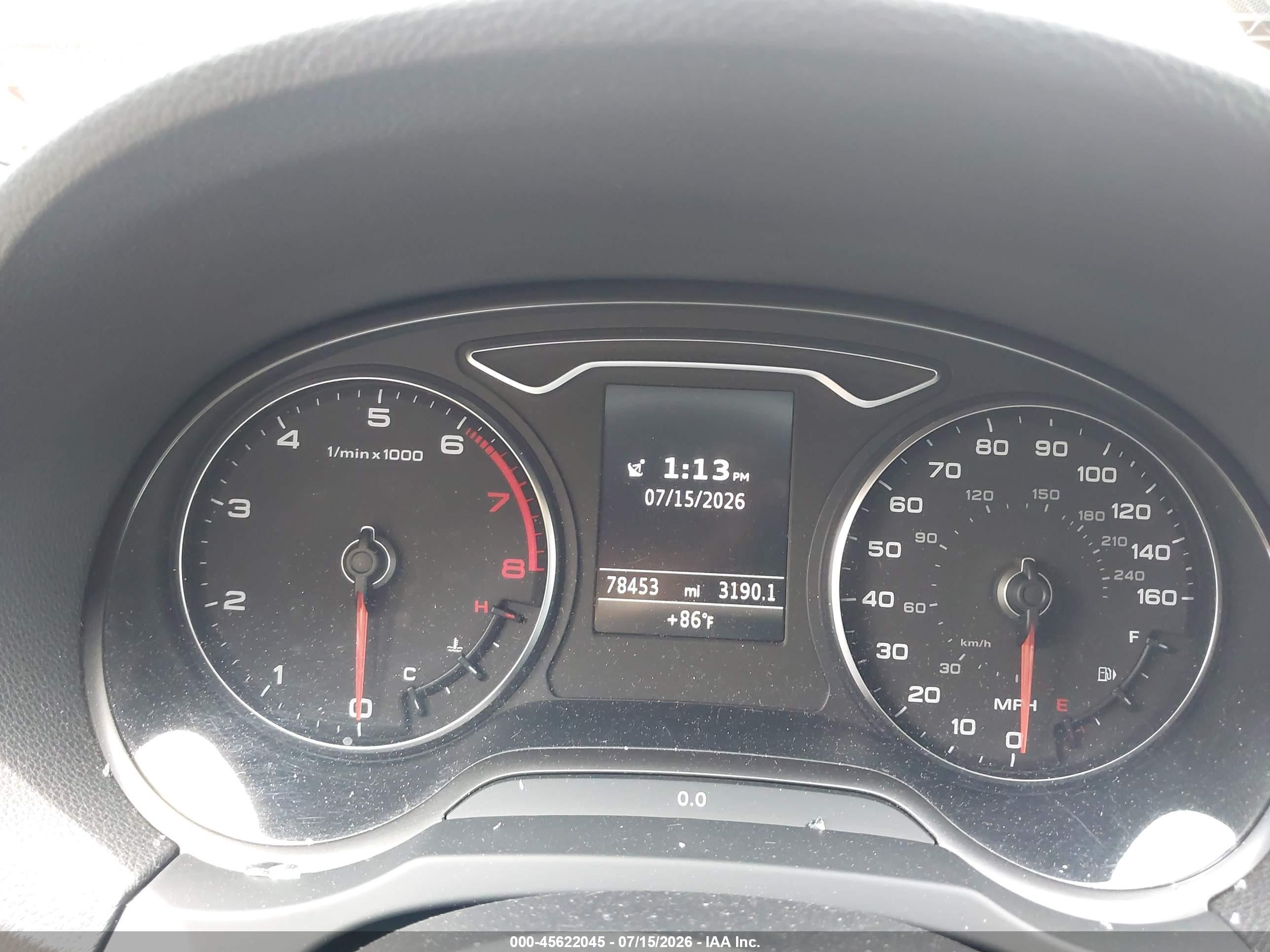 2015 Audi A3 2.0t Premium White vin: WAU7FLFF1F1081357