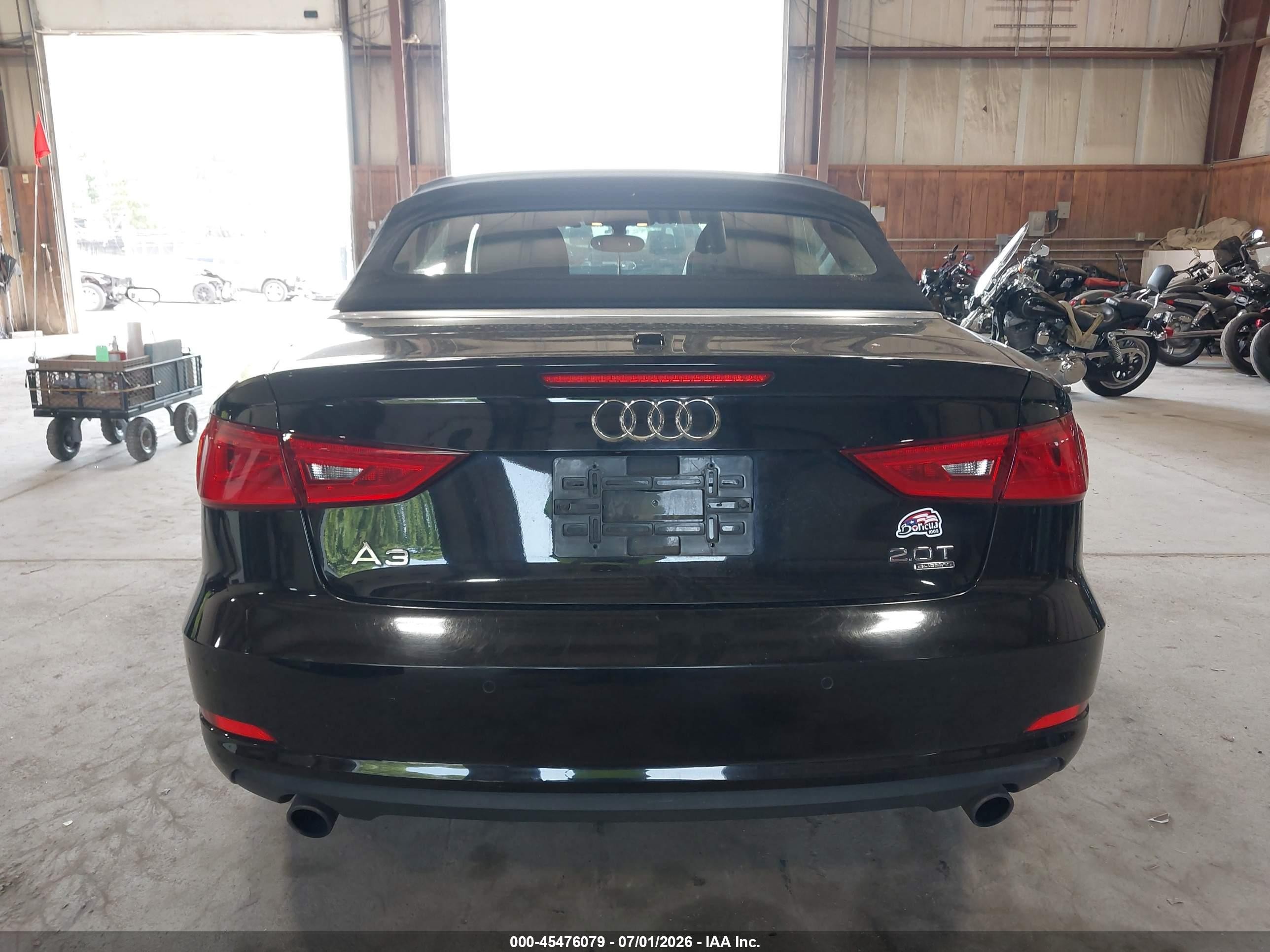 2015 Audi A3 2.0t Premium Black vin: WAU7FLFF2F1062350