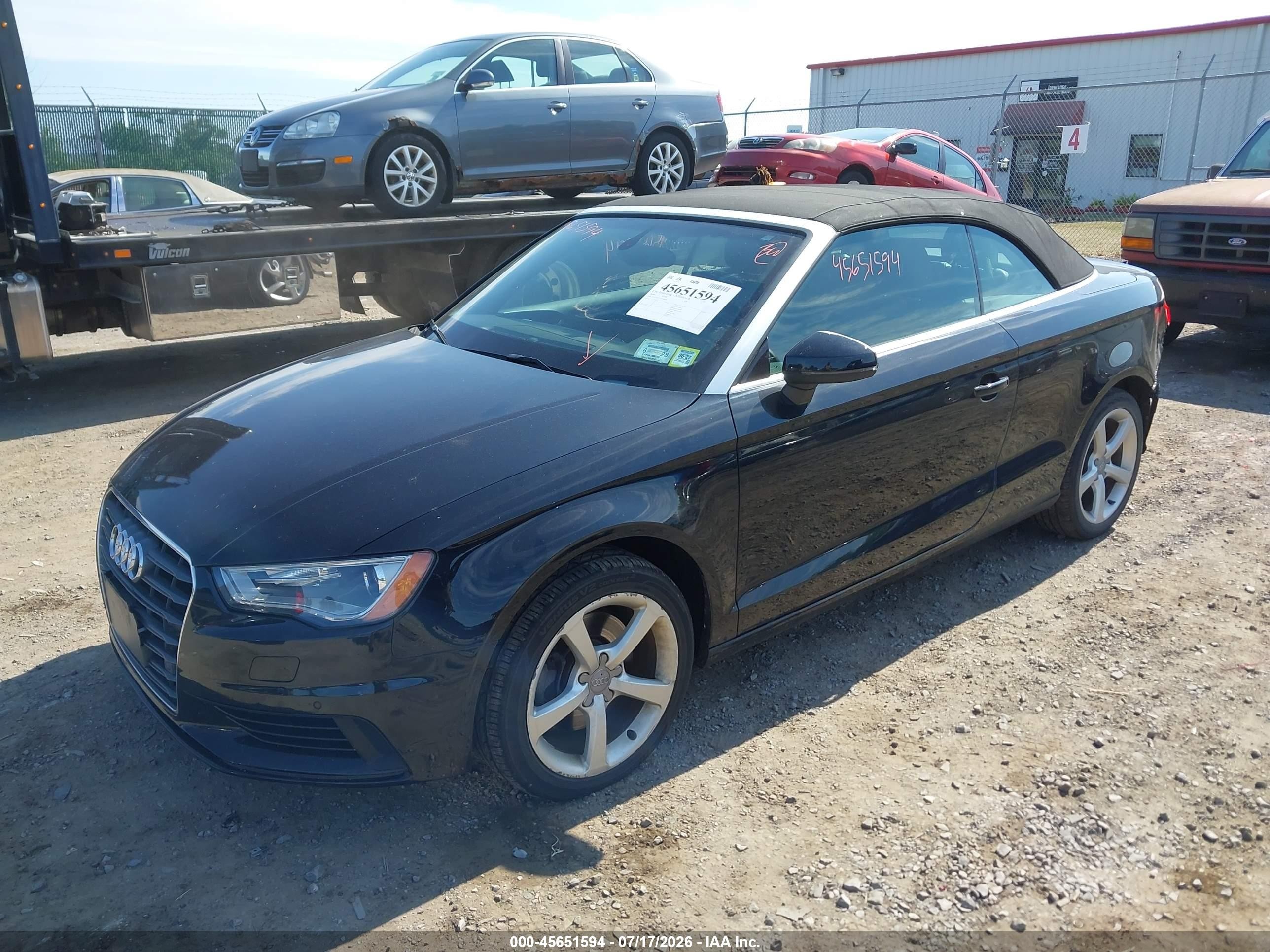 2015 Audi A3 2.0t Premium Black vin: WAU7FLFF2F1076040