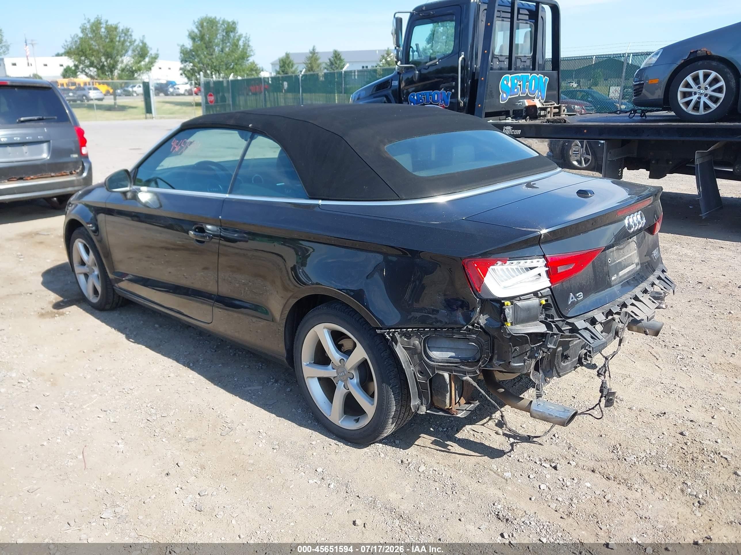 2015 Audi A3 2.0t Premium Black vin: WAU7FLFF2F1076040