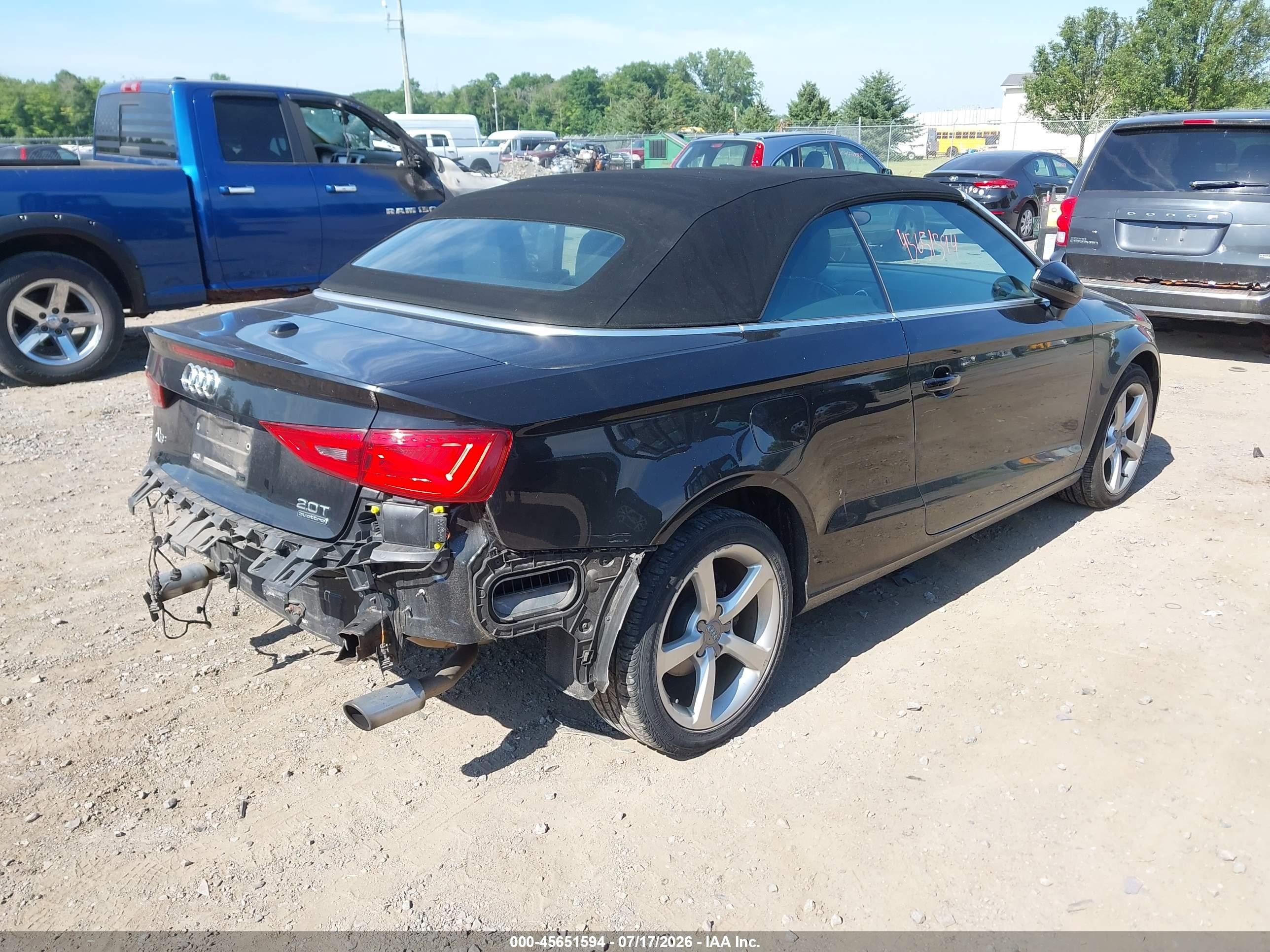 2015 Audi A3 2.0t Premium Black vin: WAU7FLFF2F1076040