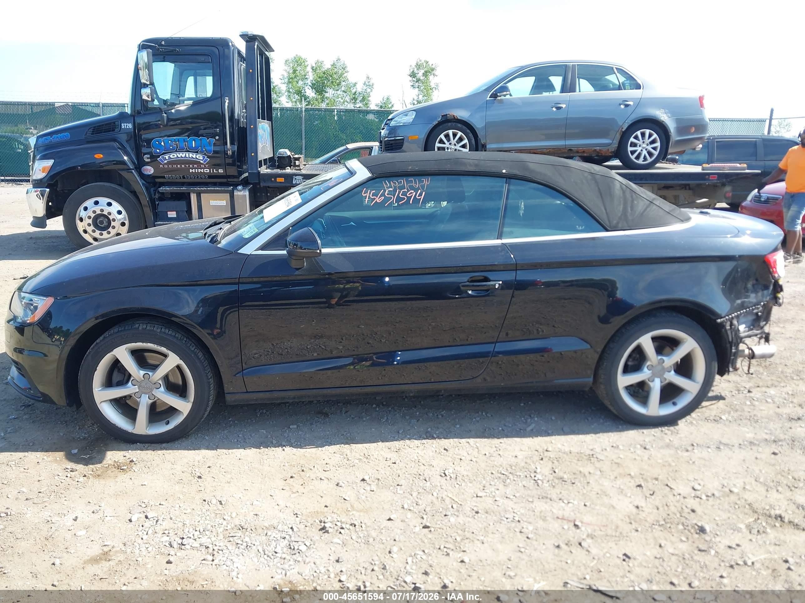 2015 Audi A3 2.0t Premium Black vin: WAU7FLFF2F1076040