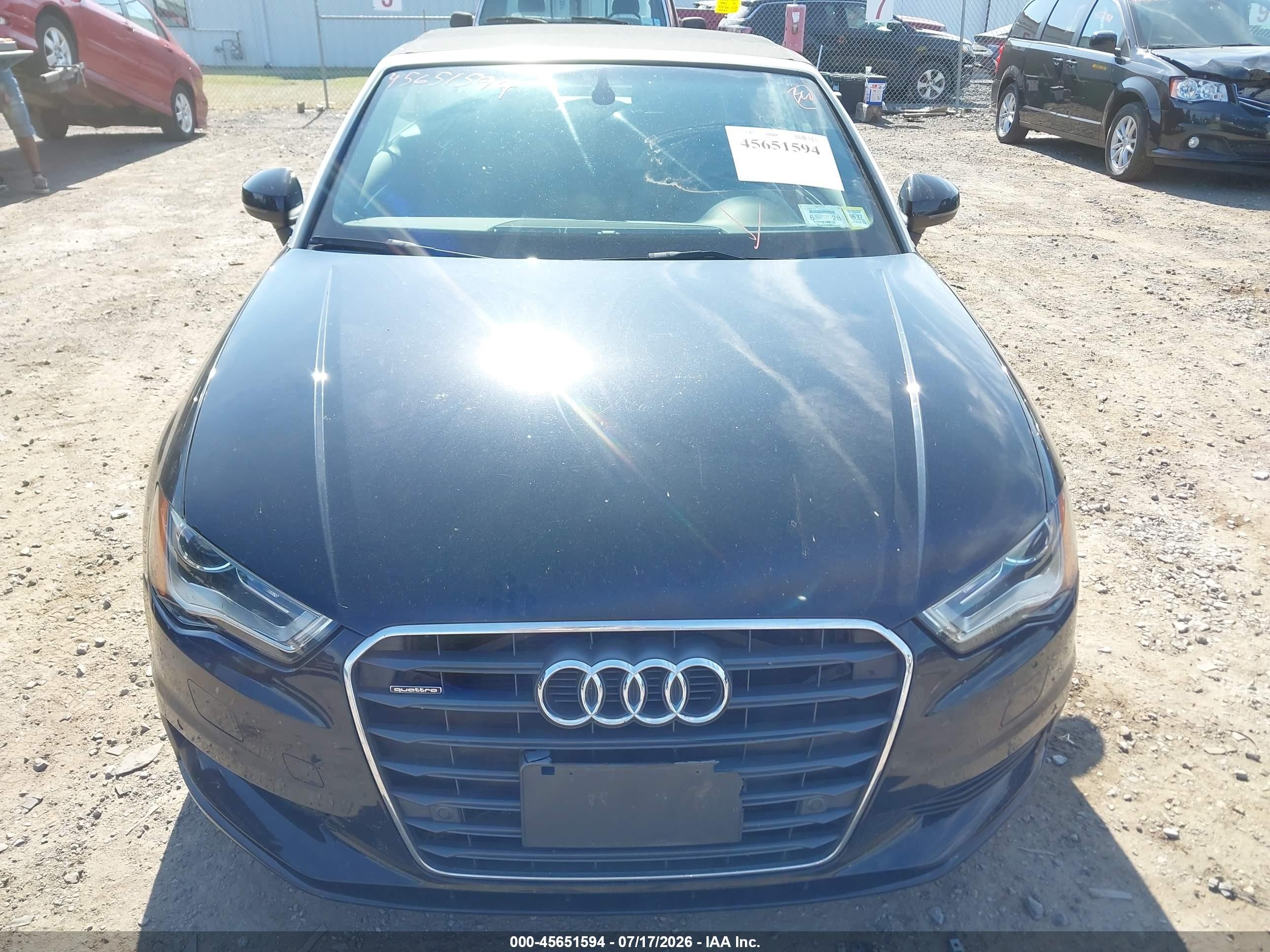 2015 Audi A3 2.0t Premium Black vin: WAU7FLFF2F1076040