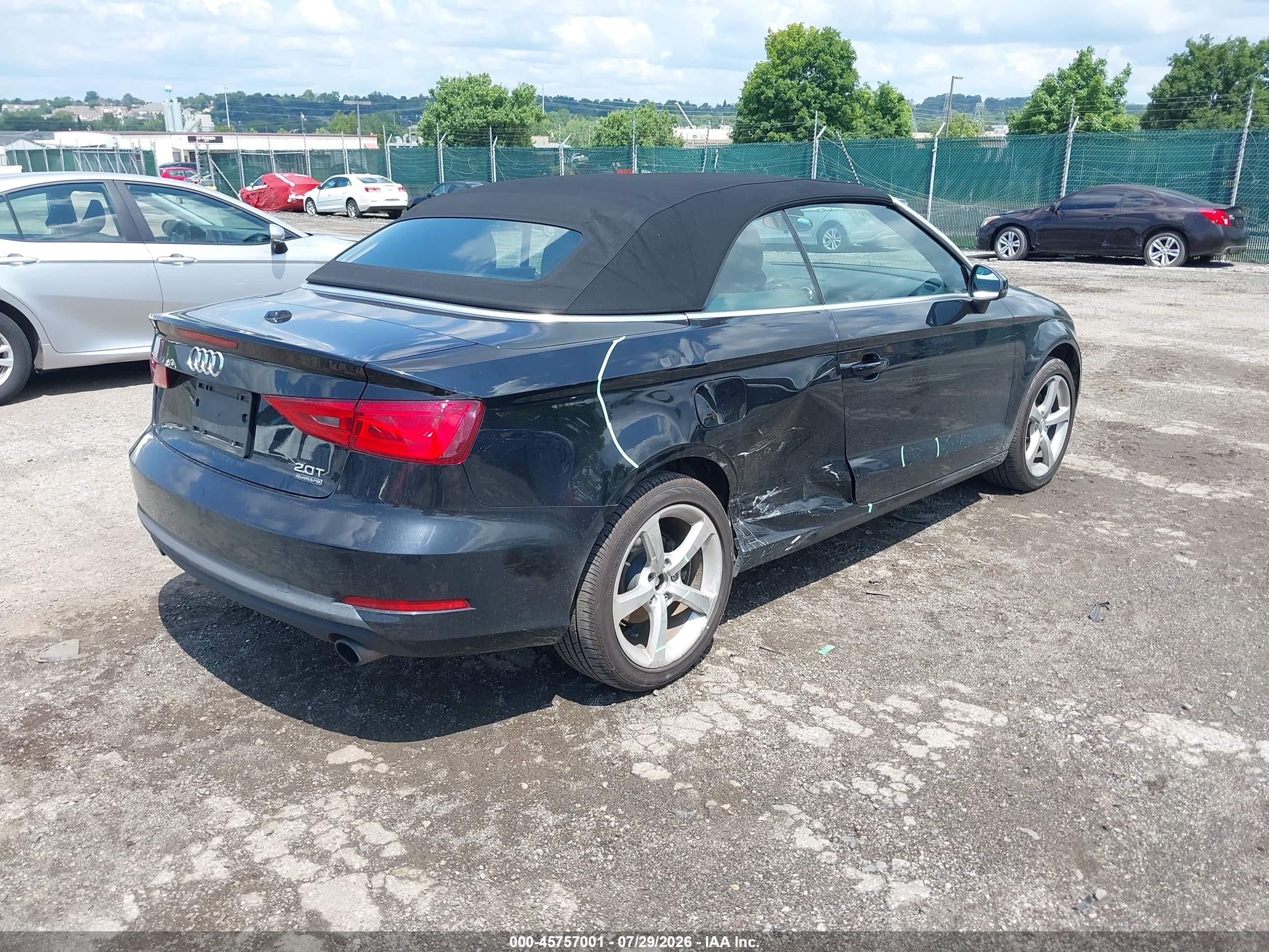 2015 Audi A3 2.0t Premium Black vin: WAU7FLFF4F1110947