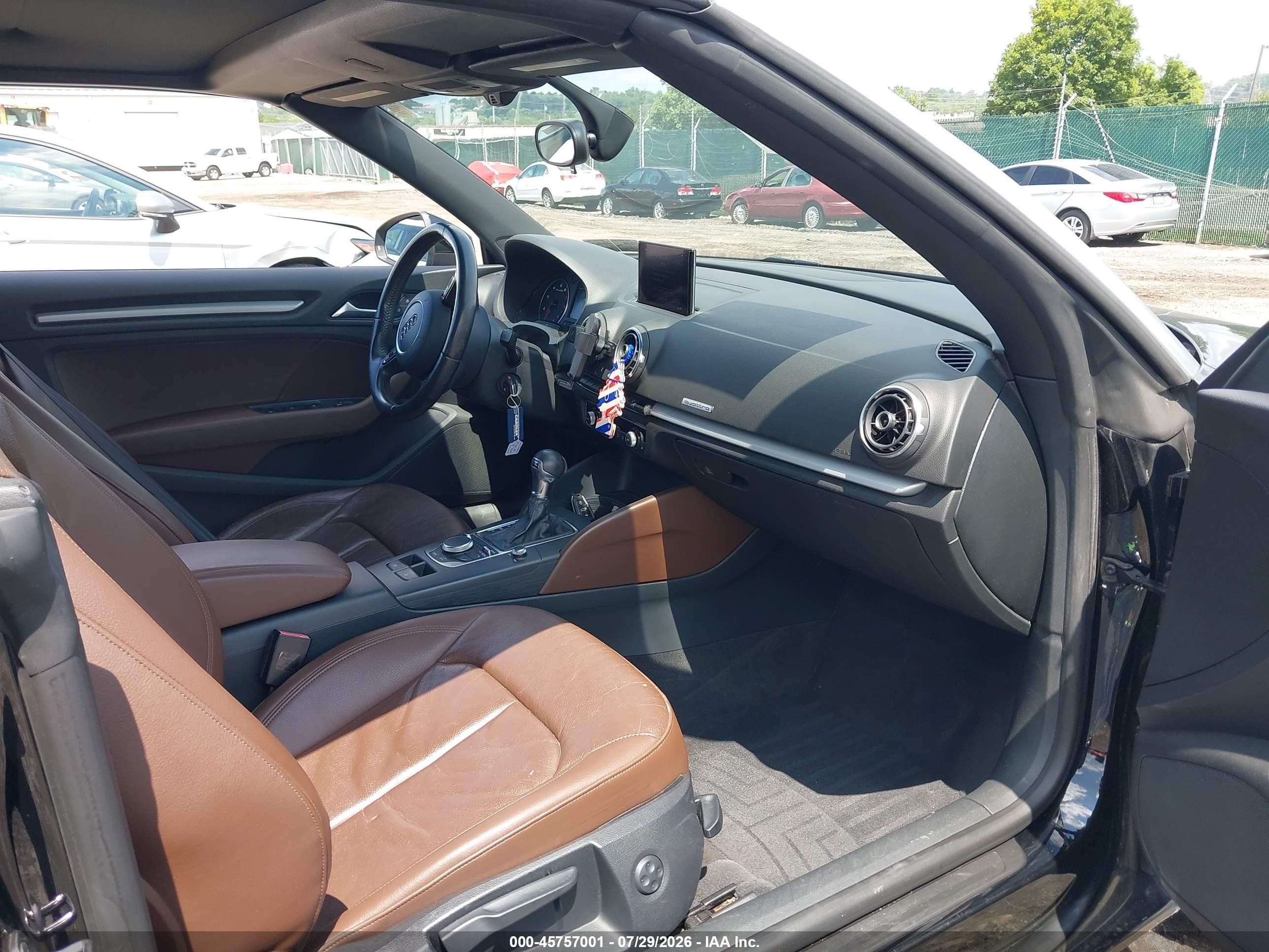 2015 Audi A3 2.0t Premium Black vin: WAU7FLFF4F1110947