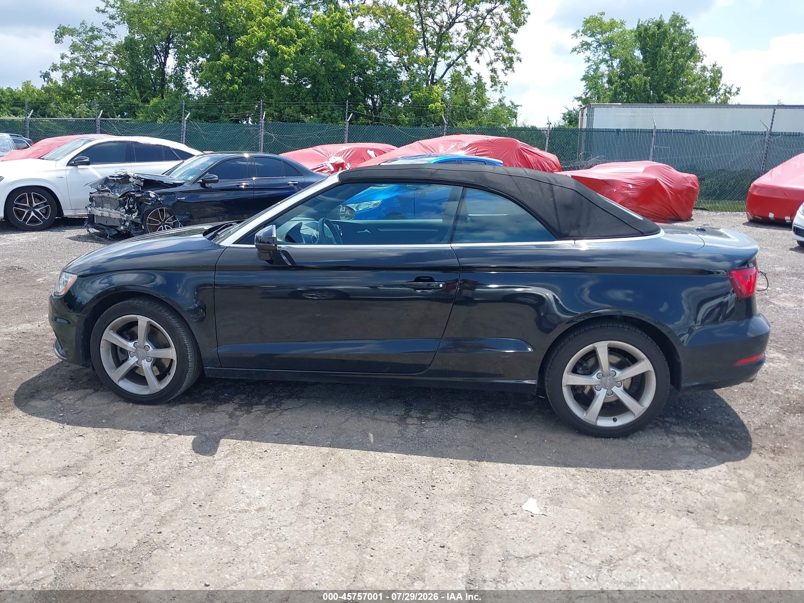 2015 Audi A3 2.0t Premium Black vin: WAU7FLFF4F1110947