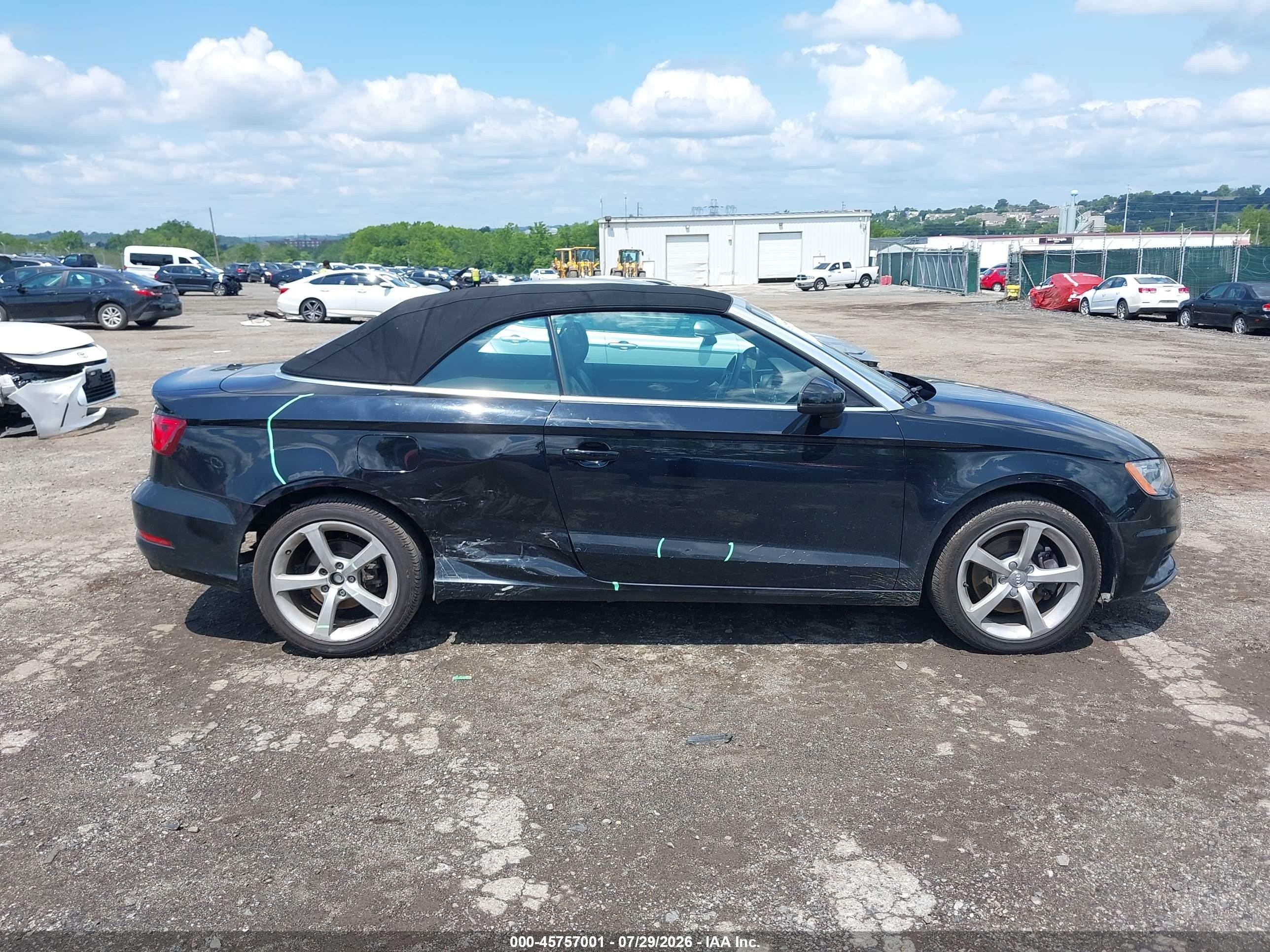 2015 Audi A3 2.0t Premium Black vin: WAU7FLFF4F1110947