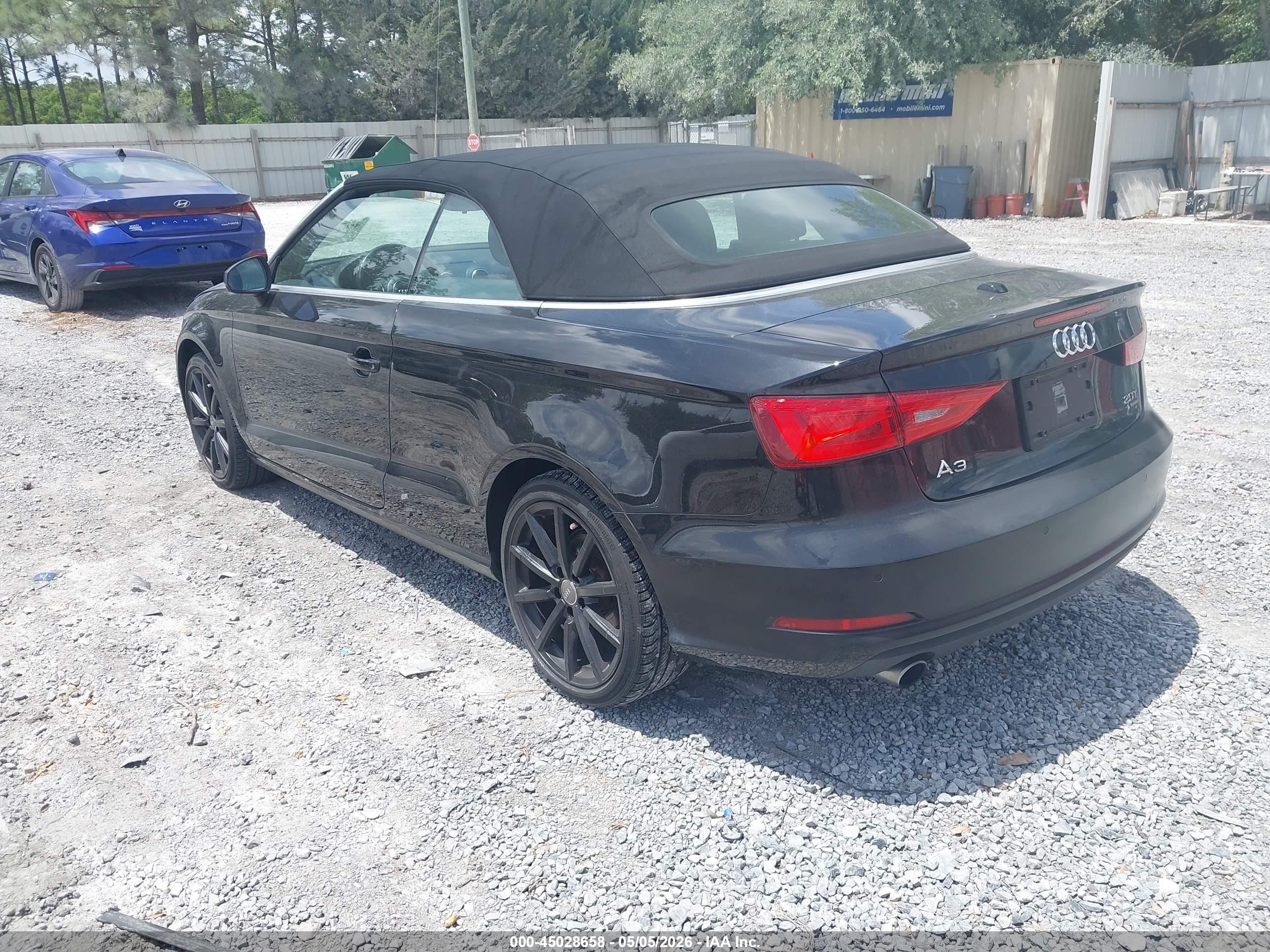 2015 Audi A3 2.0t Premium Black vin: WAU7FLFF7F1050890