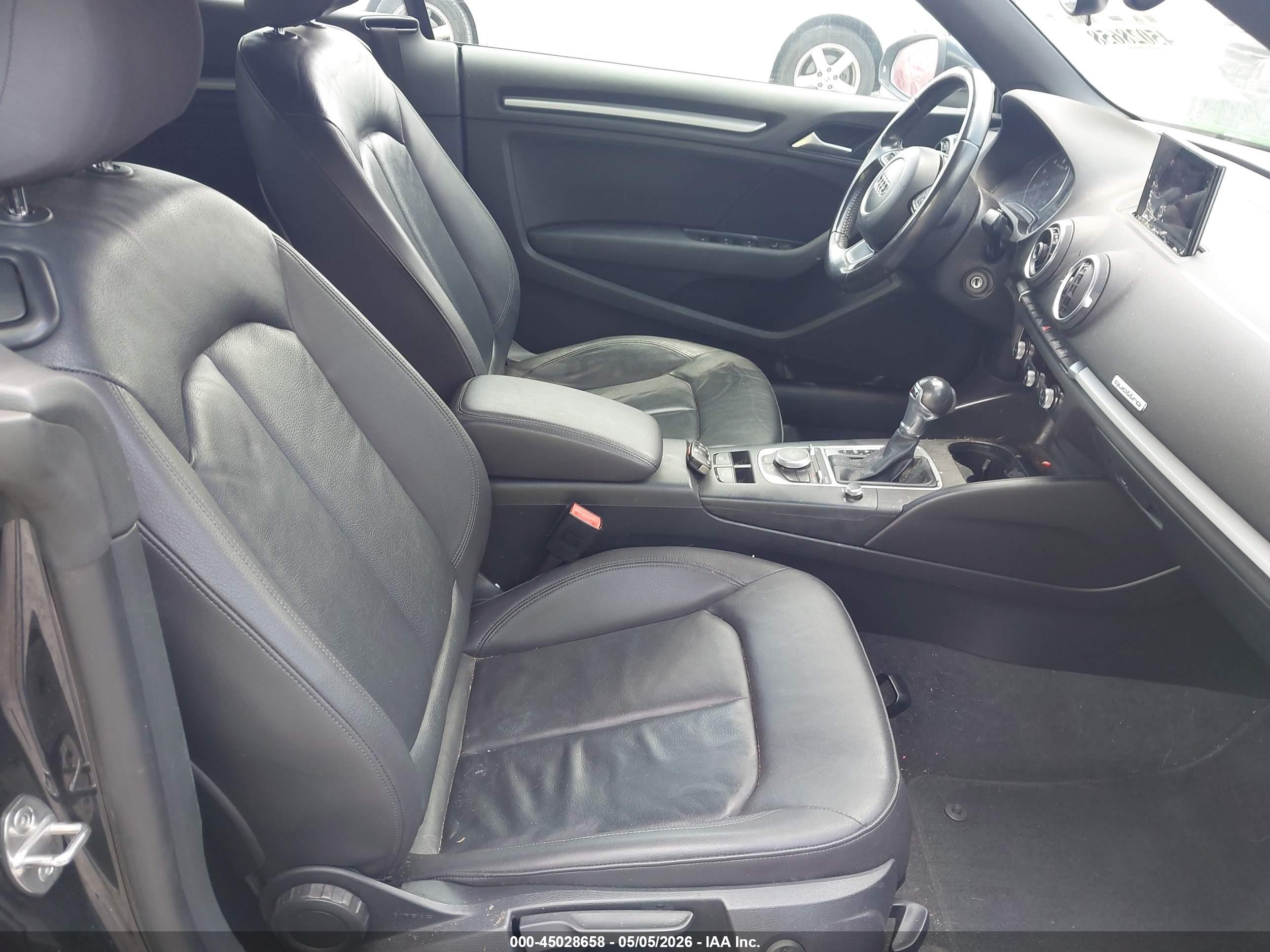 2015 Audi A3 2.0t Premium Black vin: WAU7FLFF7F1050890