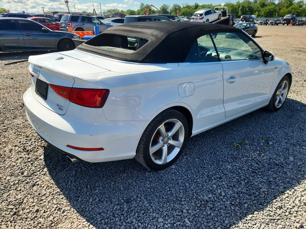 2015 Audi A3 Premium White vin: WAU7FLFF9F1039485