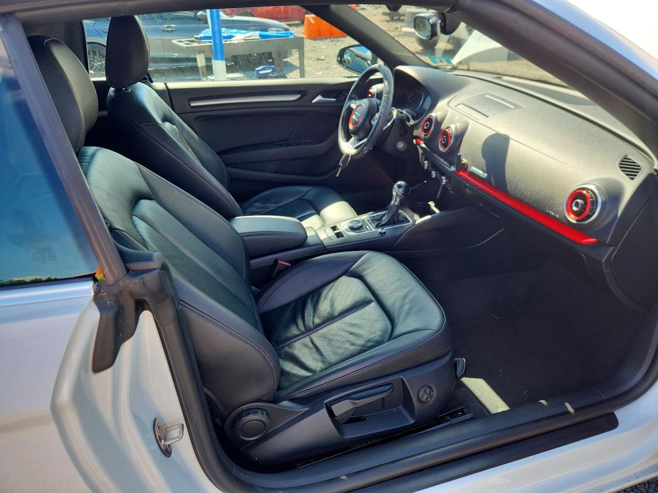 2015 Audi A3 Premium White vin: WAU7FLFF9F1039485