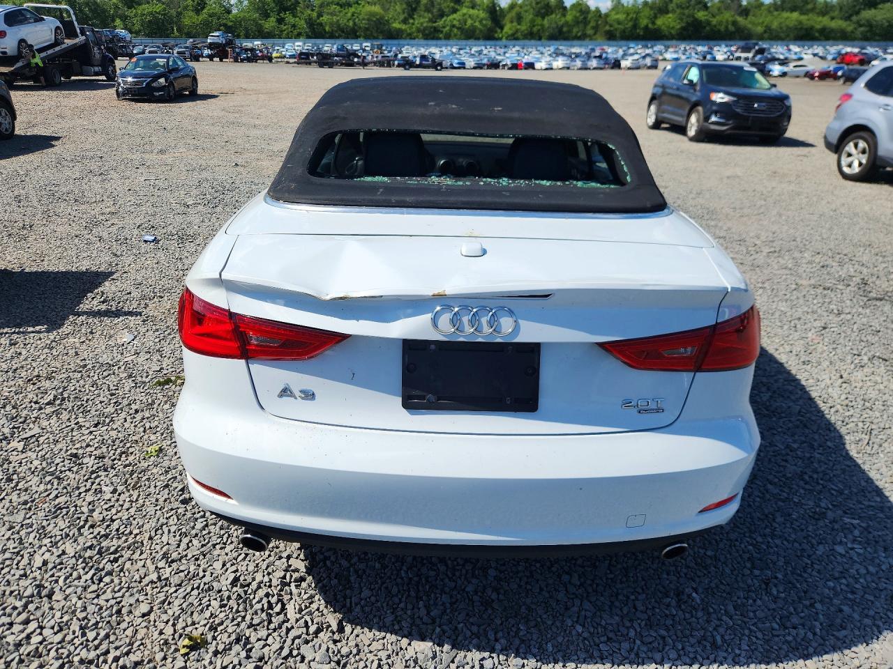 2015 Audi A3 Premium White vin: WAU7FLFF9F1039485