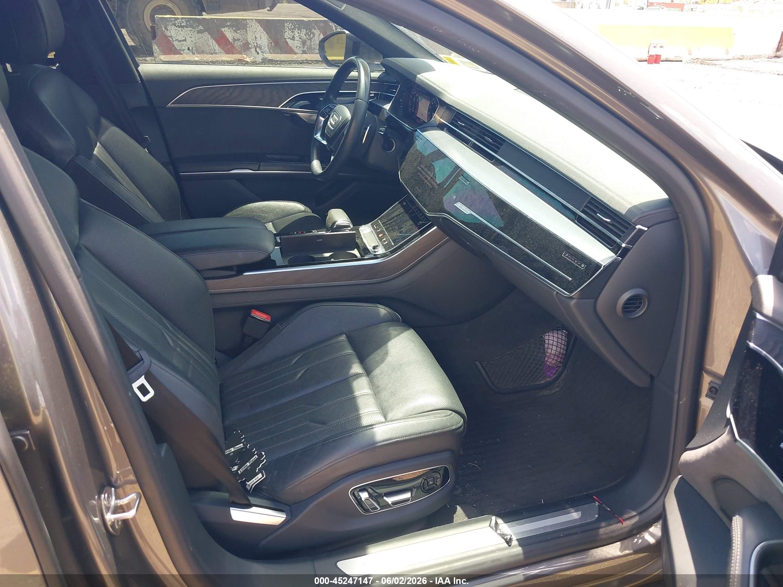 2019 Audi A8 L 55 Gray vin: WAU8DAF81KN009920