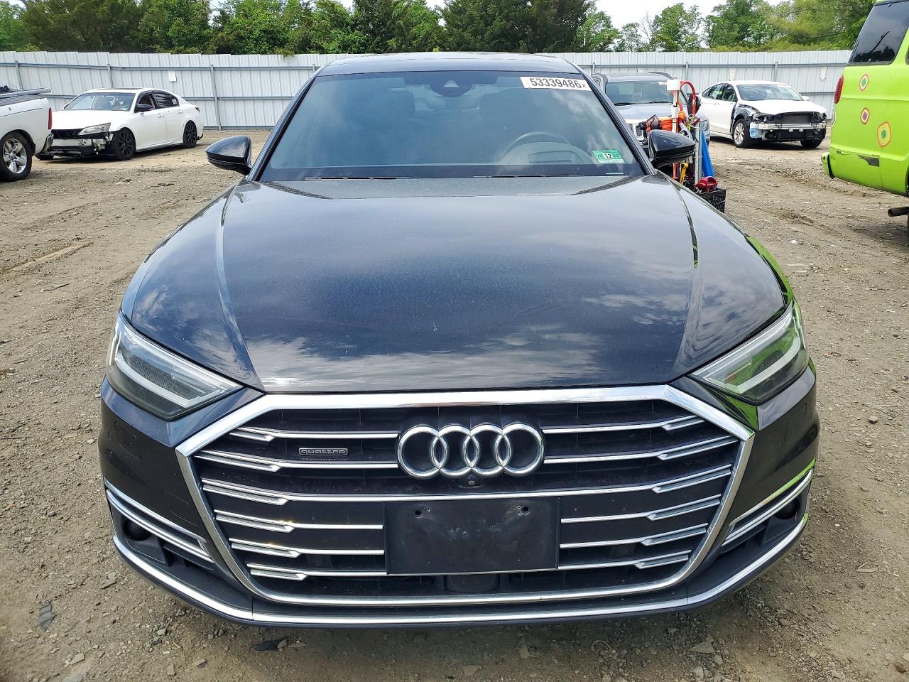 2019 Audi A8 L Black vin: WAU8DAF84KN007062