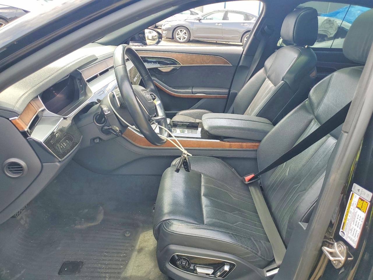 2019 Audi A8 L Black vin: WAU8DAF84KN007062