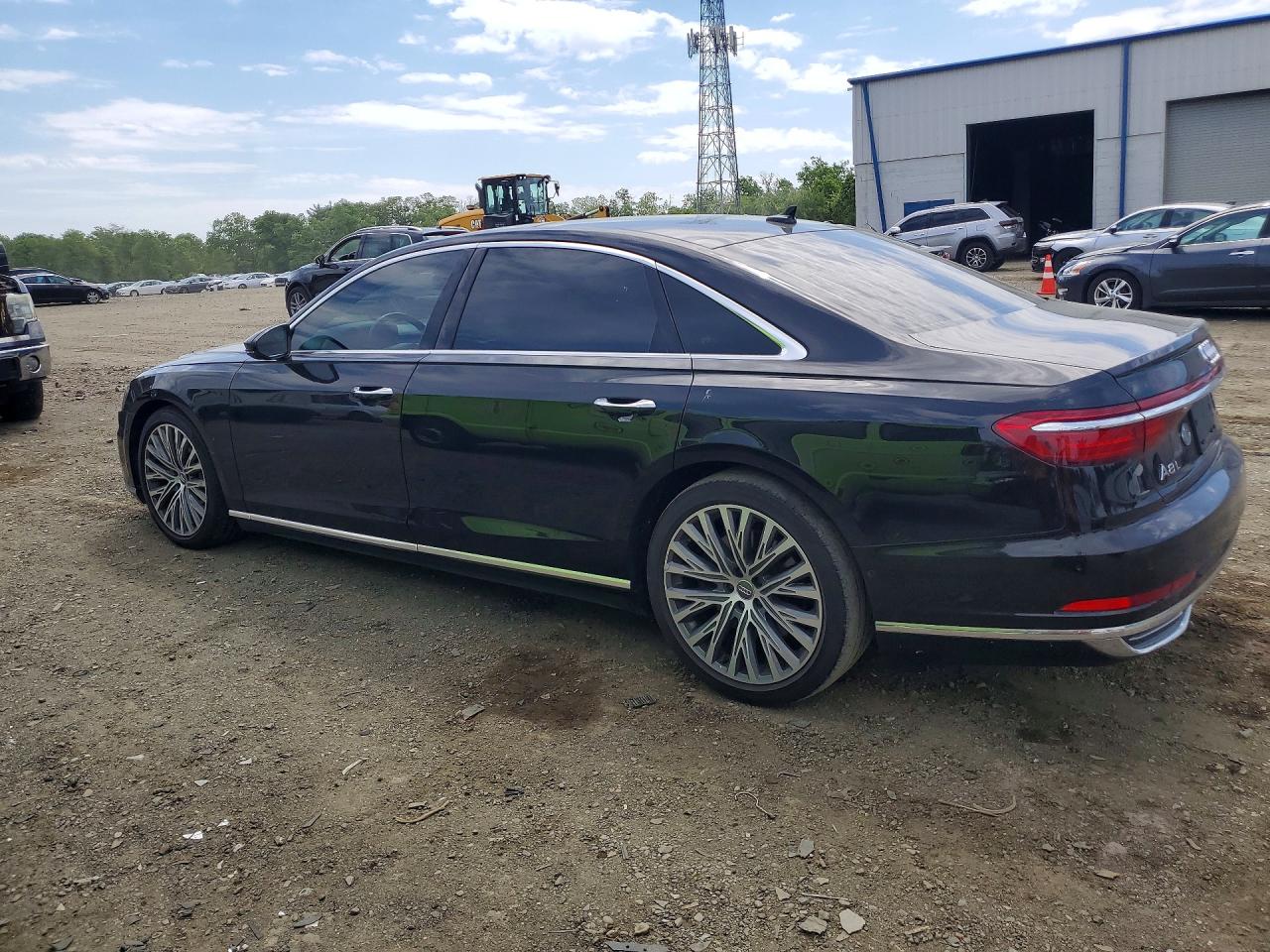 2019 Audi A8 L Black vin: WAU8DAF84KN007062
