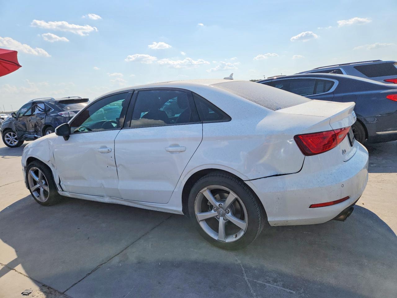 2016 Audi A3 Premium White vin: WAUA7GFF2G1066104