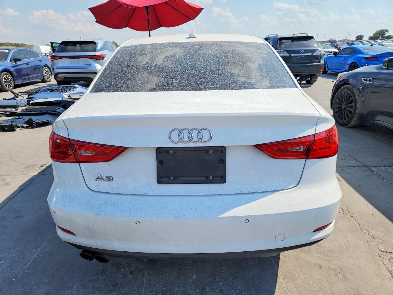 2016 Audi A3 Premium White vin: WAUA7GFF2G1066104