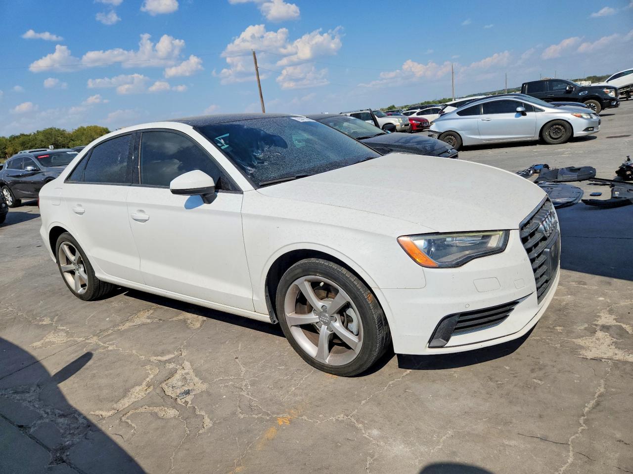 2016 Audi A3 Premium White vin: WAUA7GFF2G1066104