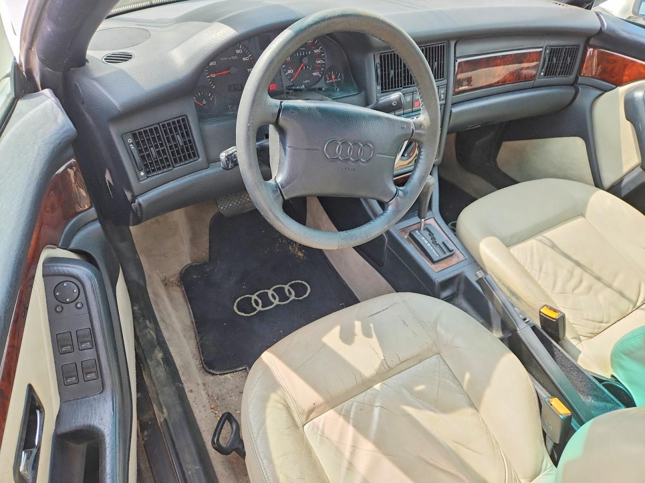 1995 Audi Cabriolet White vin: WAUAA88G3SA002482