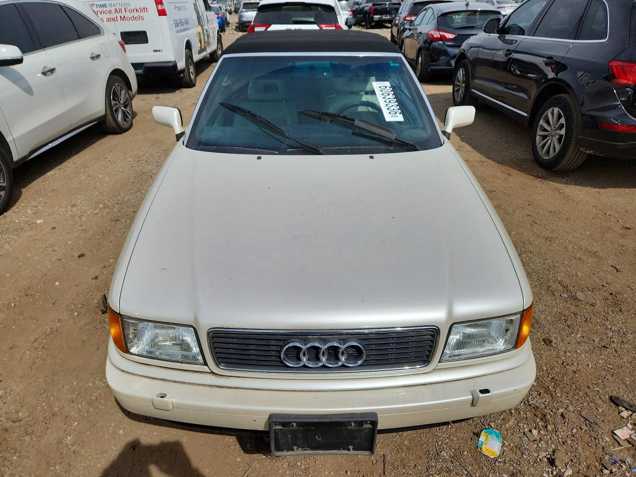 1995 Audi Cabriolet White vin: WAUAA88G3SA002482