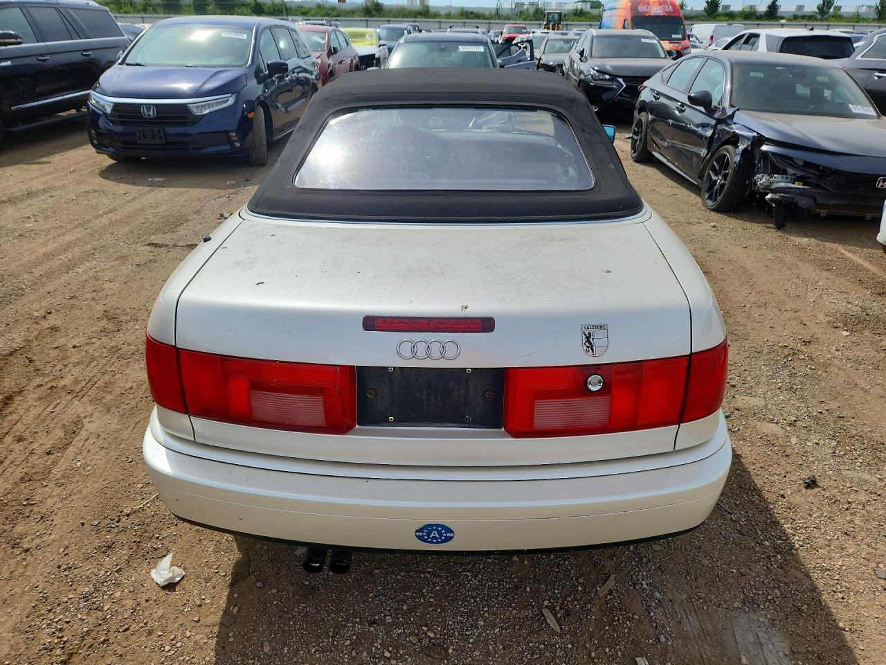 1995 Audi Cabriolet White vin: WAUAA88G3SA002482