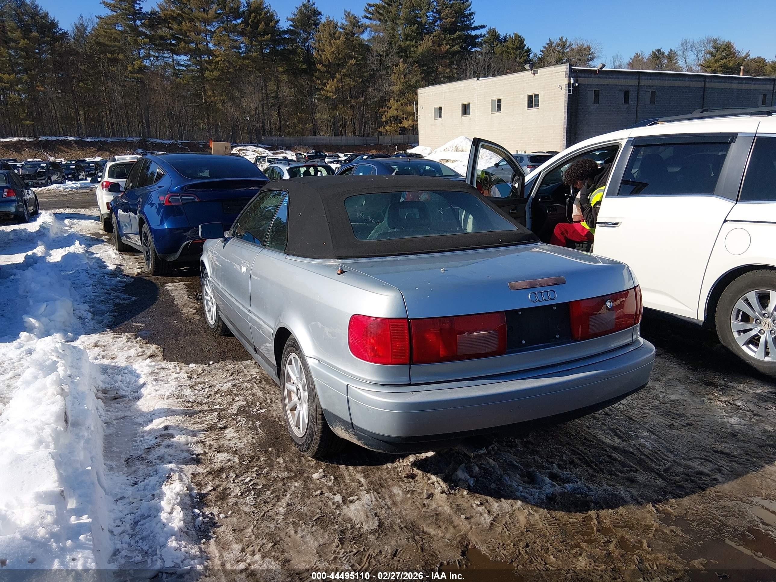 1996 Audi Cabriolet   Light Blue vin: WAUAA88G4TA005022