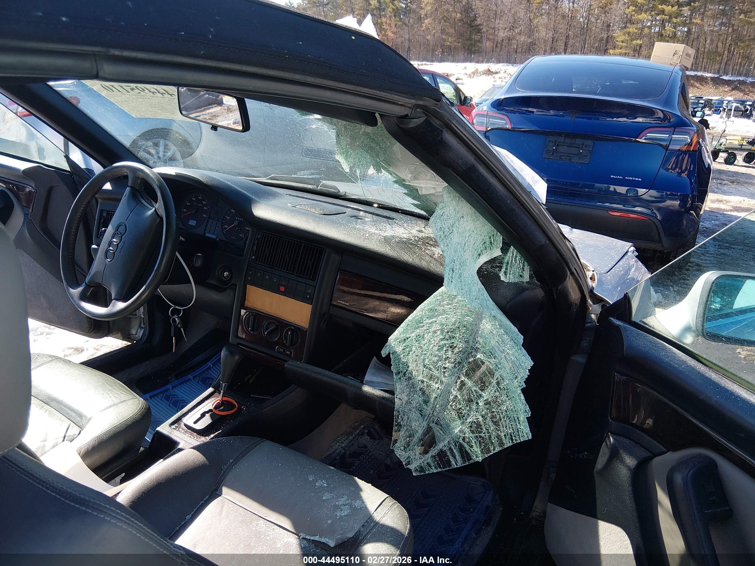 1996 Audi Cabriolet   Light Blue vin: WAUAA88G4TA005022