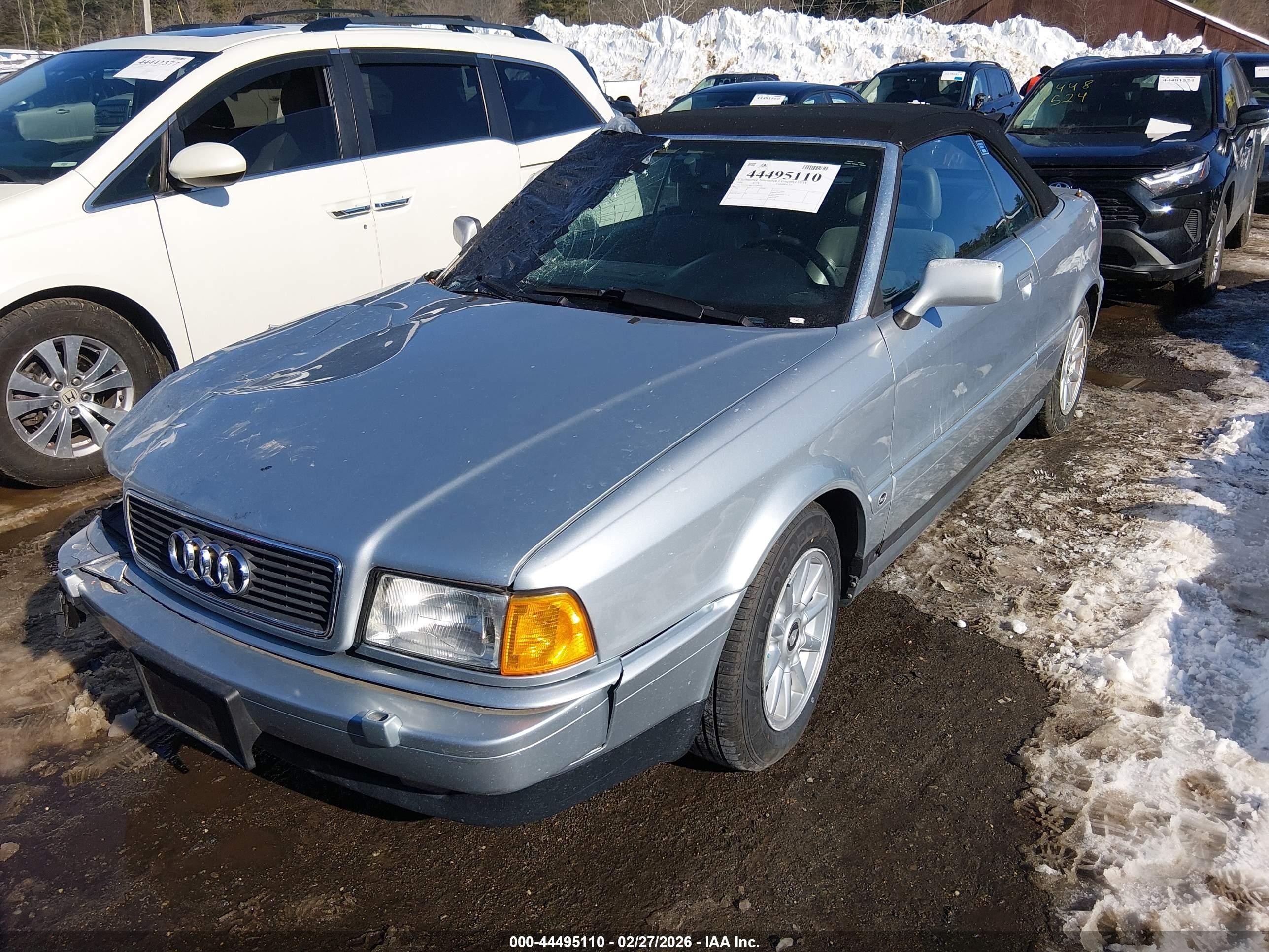 1996 Audi Cabriolet   Light Blue vin: WAUAA88G4TA005022
