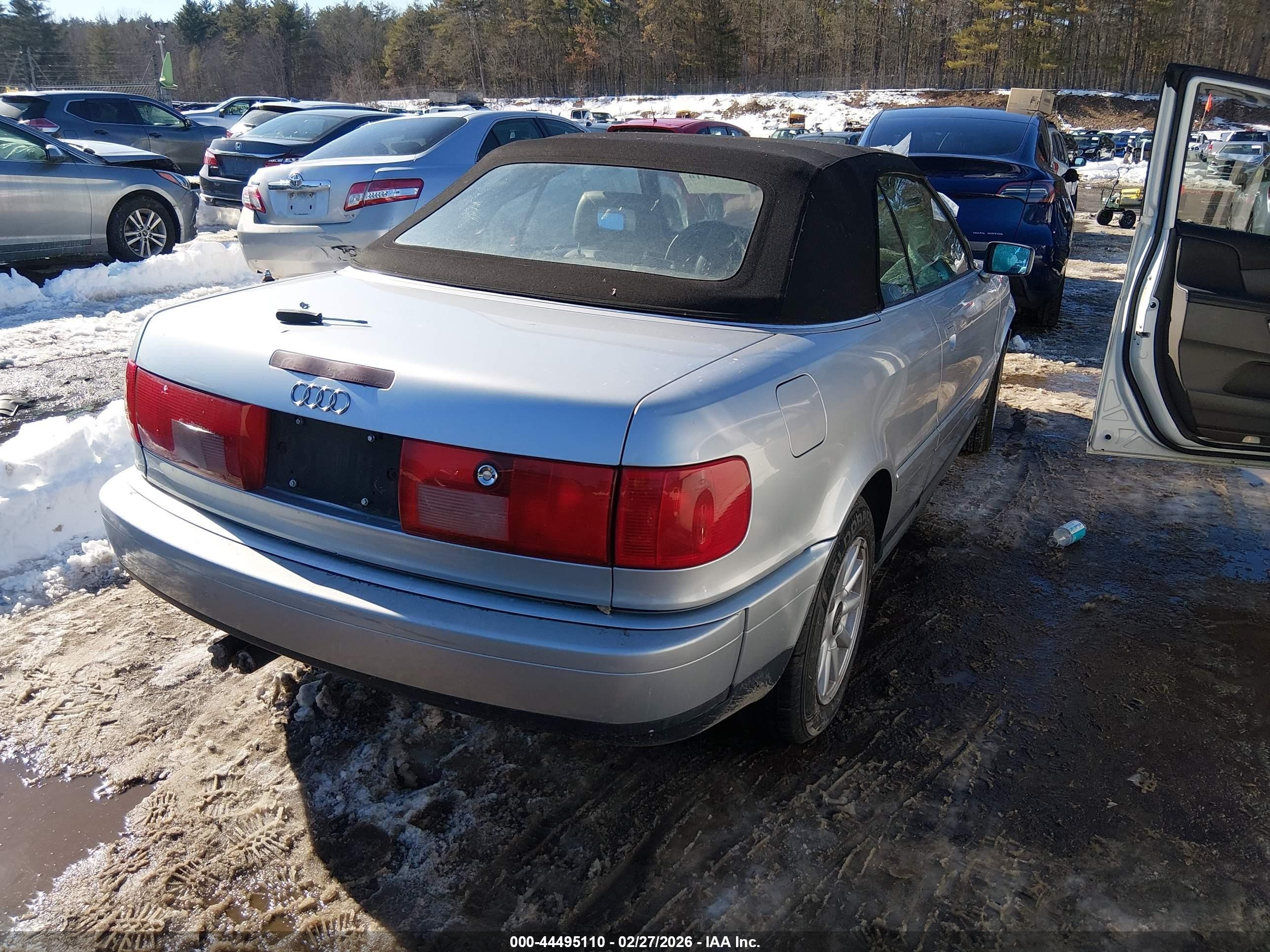 1996 Audi Cabriolet   Light Blue vin: WAUAA88G4TA005022