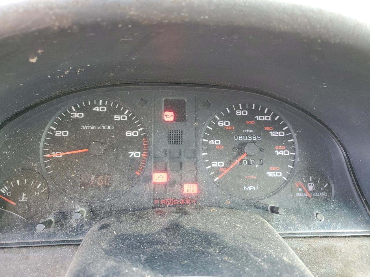 1997 Audi Cabriolet Белый vin: WAUAA88G4VN002620