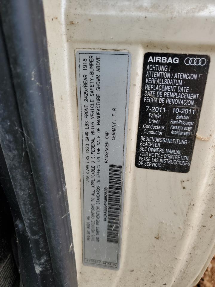 1997 Audi Cabriolet Белый vin: WAUAA88G4VN002620