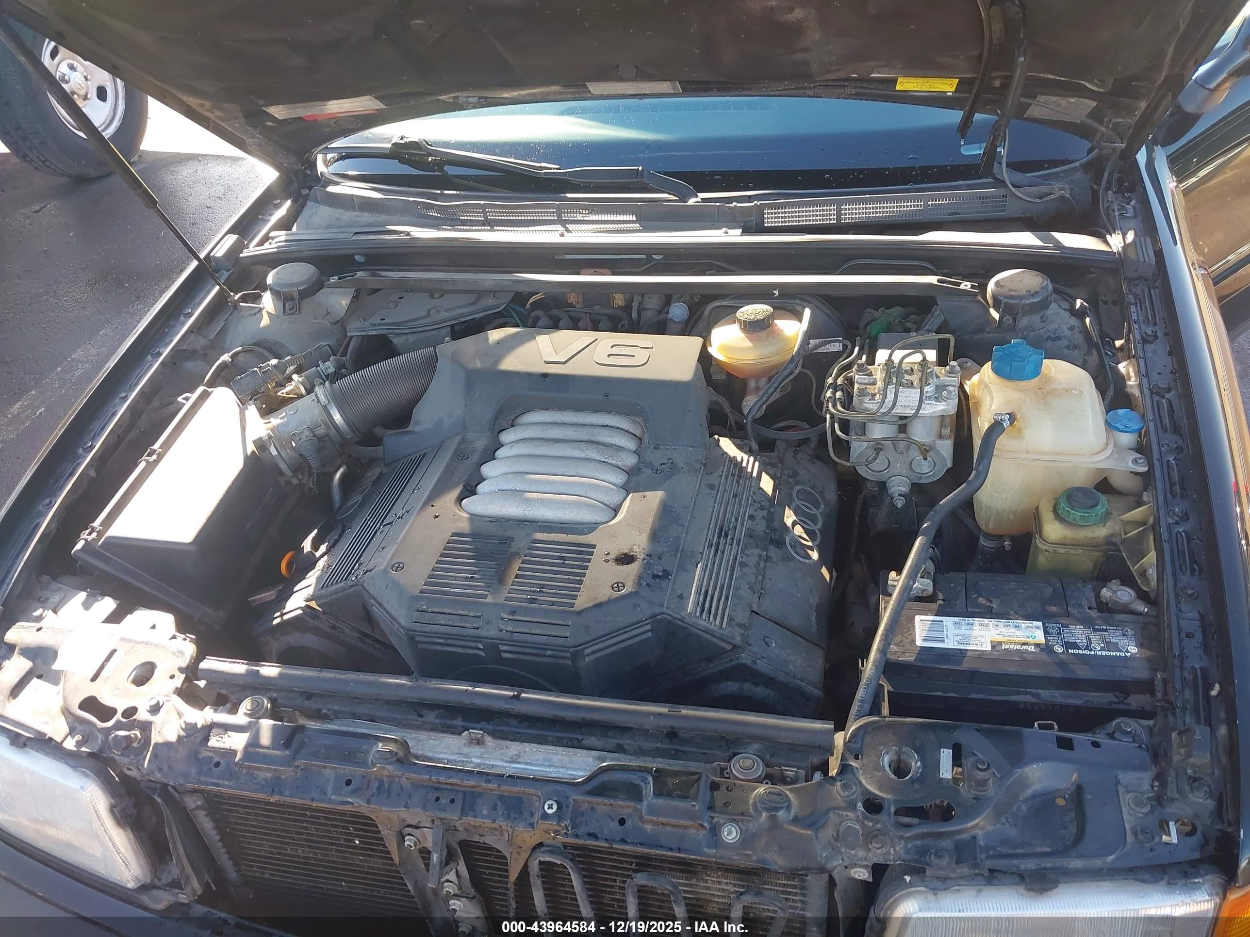 1997 Audi Cabriolet   Черный vin: WAUAA88G5VN002951