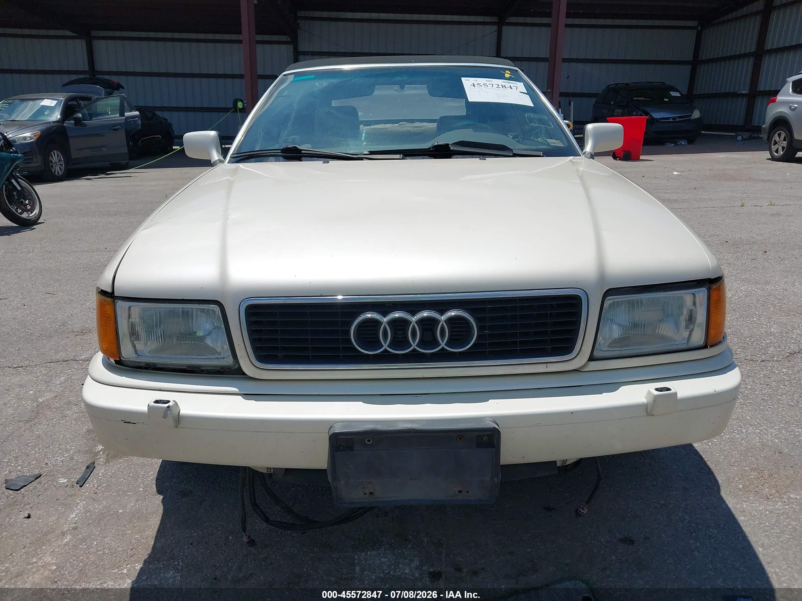 1998 Audi Cabriolet   Cream vin: WAUAA88G6WK000225