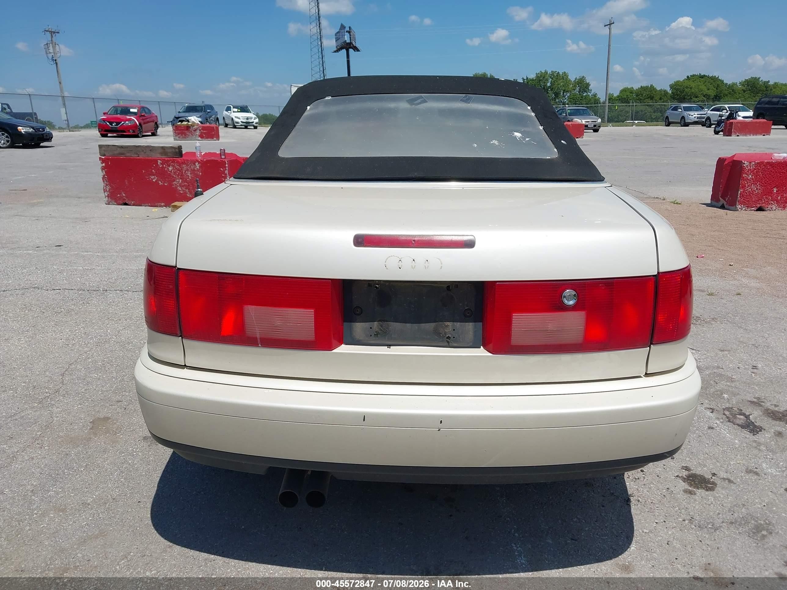 1998 Audi Cabriolet   Cream vin: WAUAA88G6WK000225