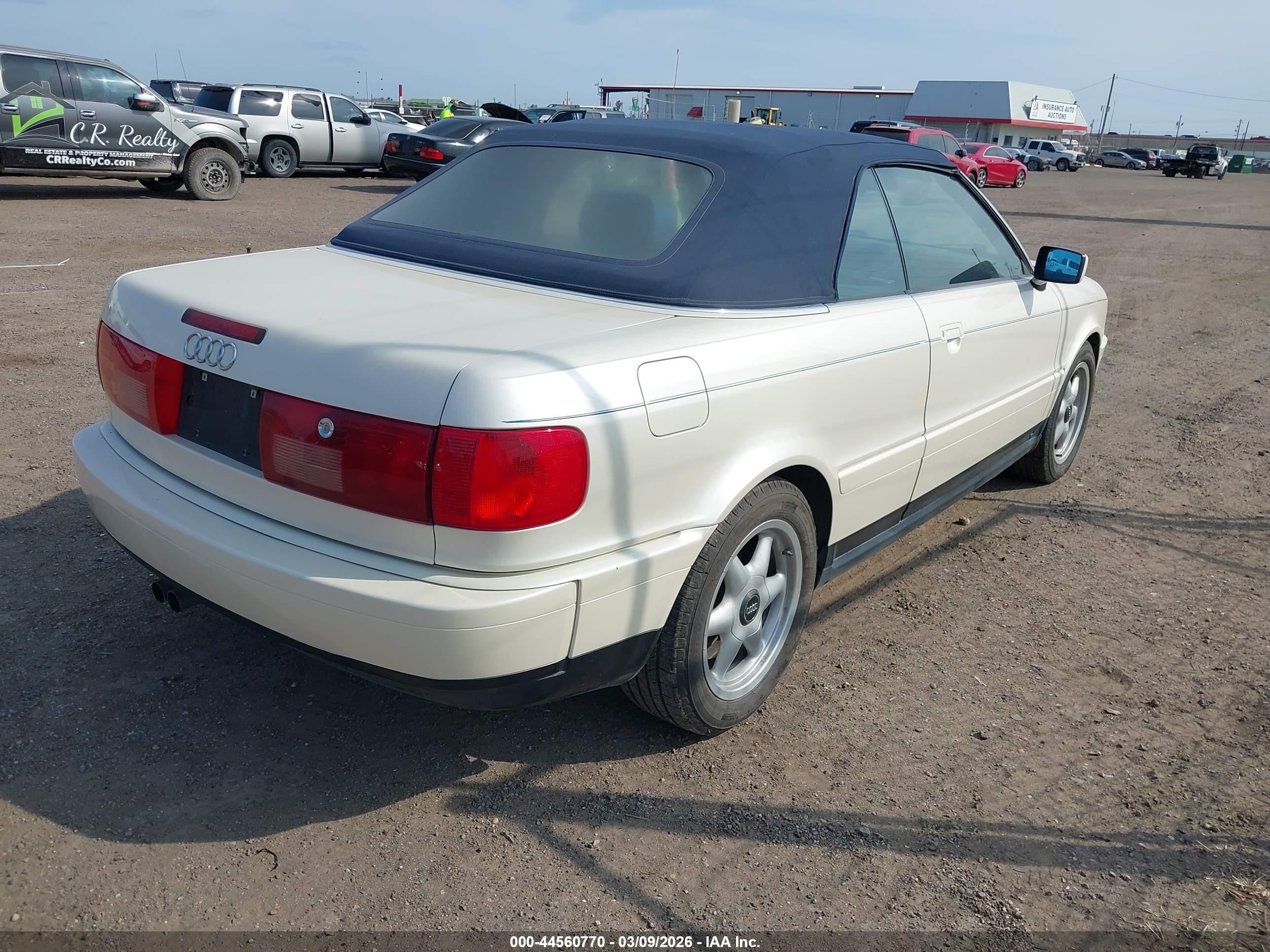 1998 Audi Cabriolet   White vin: WAUAA88G6WN004869