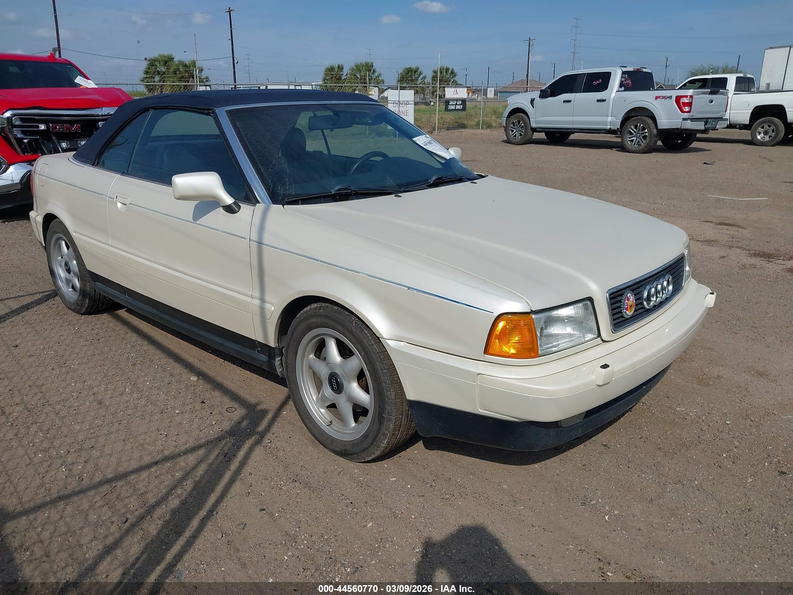 1998 Audi Cabriolet   White vin: WAUAA88G6WN004869