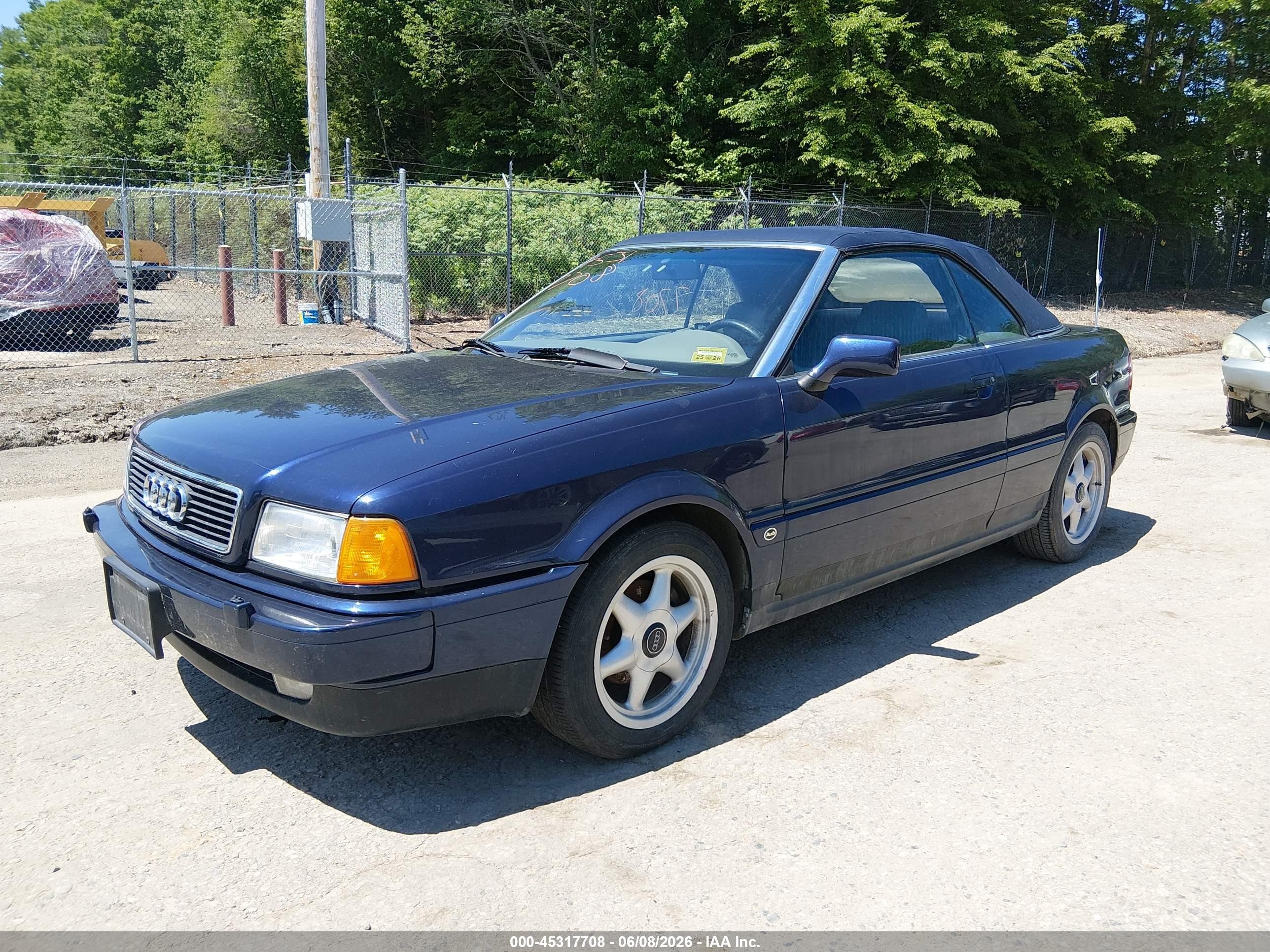 1997 Audi Cabriolet   Blue vin: WAUAA88G8VN005343